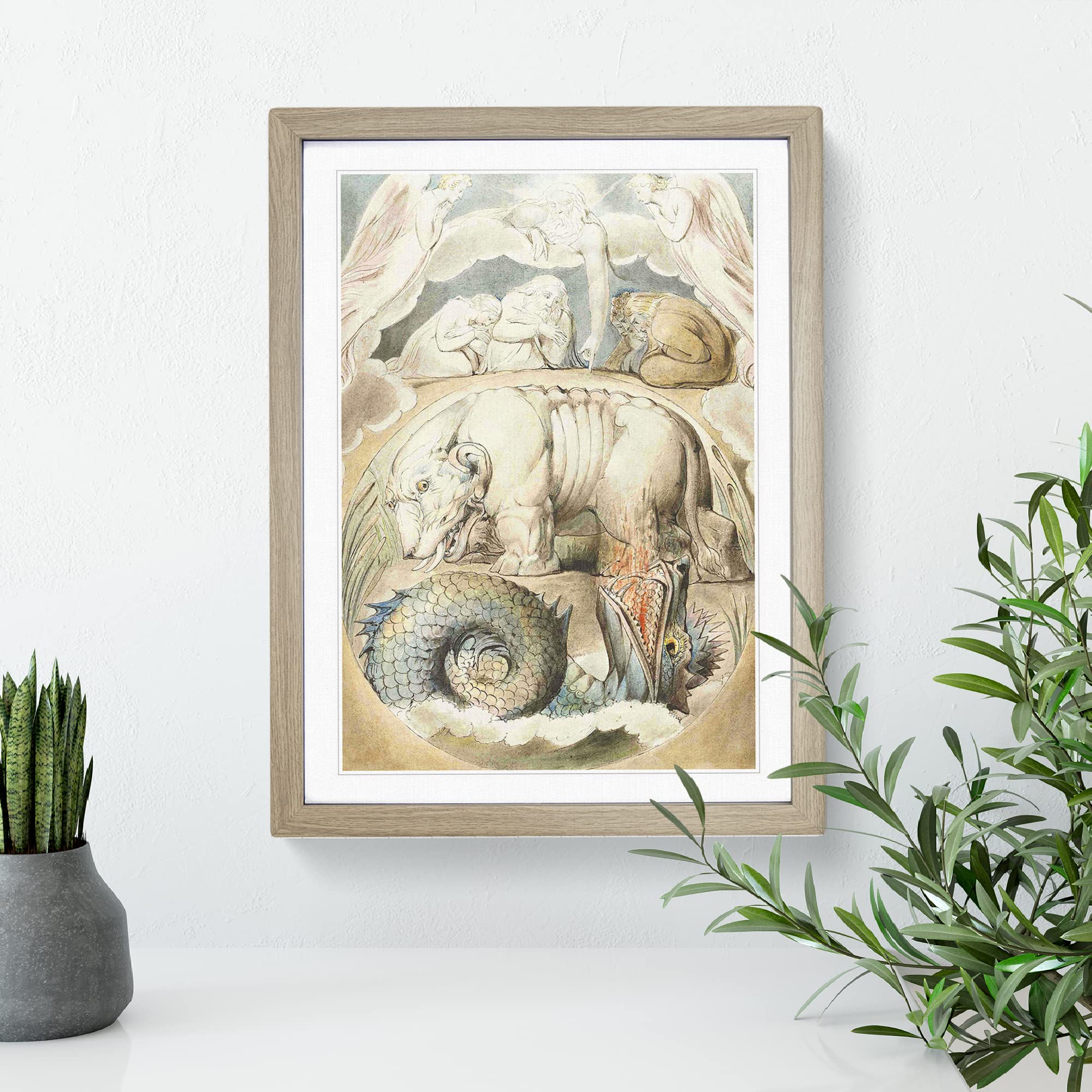William Blake Waterboard Classic Painting Framed Wall Art Print - Image 2