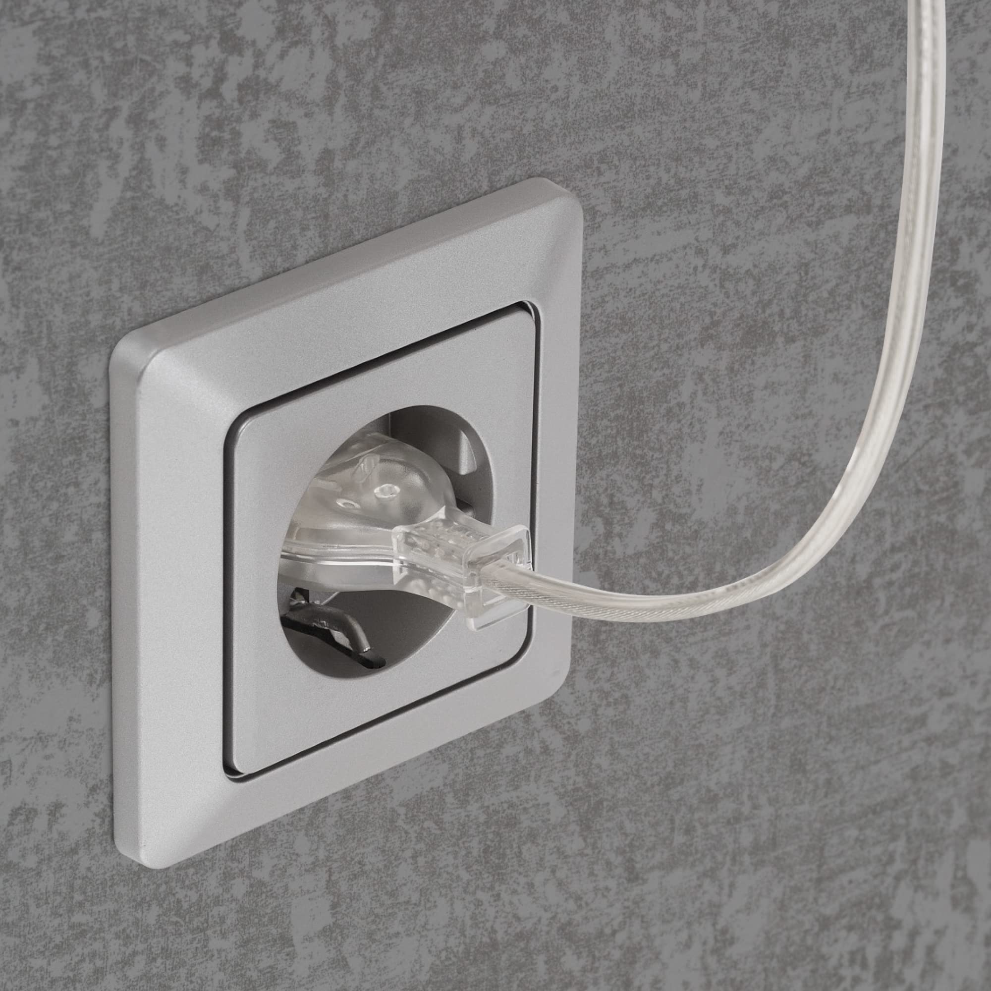 BRILONER - Set di 2 lampade da lettura LED con interruttore, orientabili, diverse posizioni di montaggio, applique da interno, lampada da parete, da letto, da comodino, 40,3 cm, nichel opaco