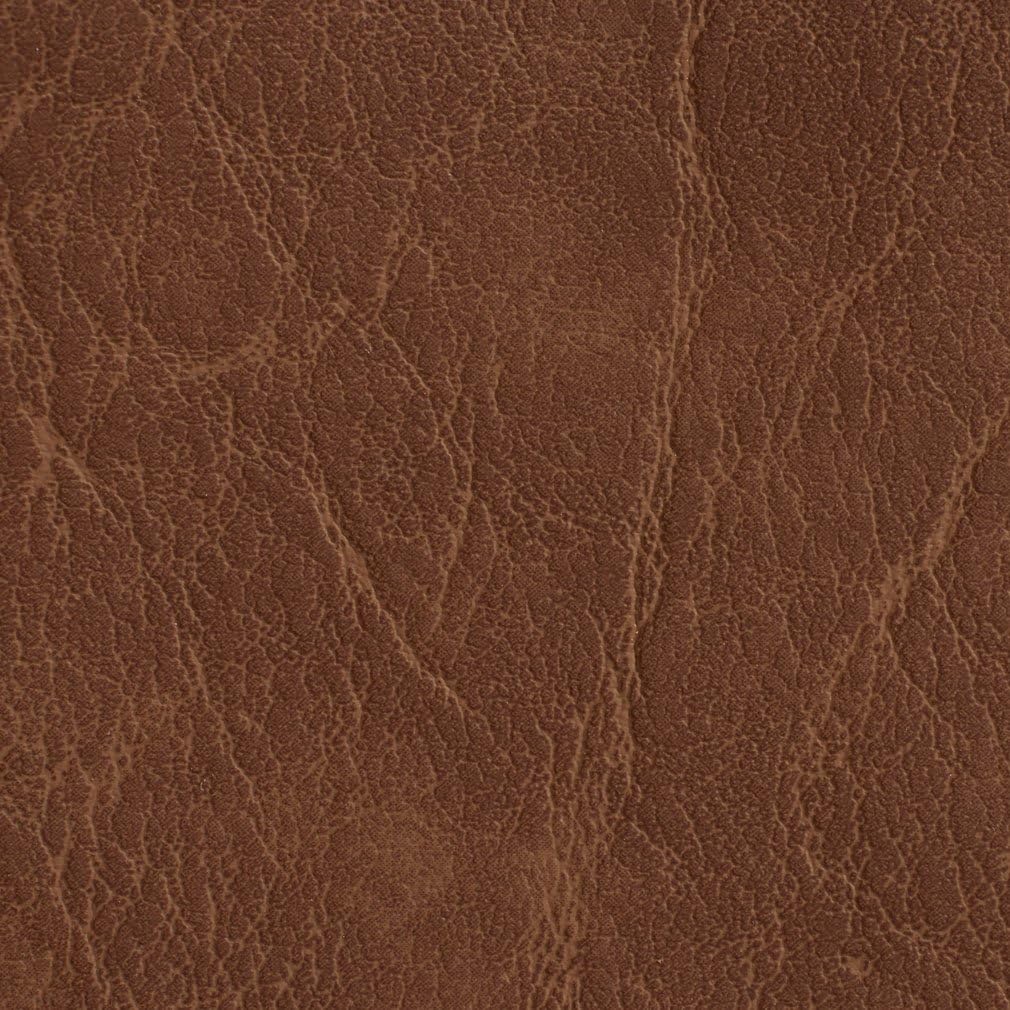 G613 Pecan Distressed Outdoor Indoor Faux Leather Upholstery Vinyl by The Yard