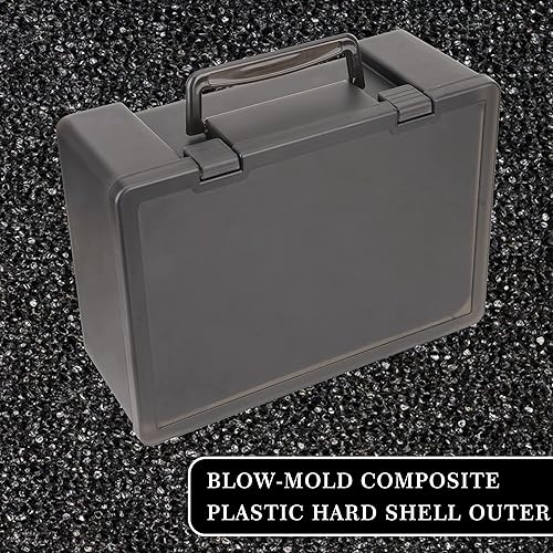 Miniatura 2 de Estuche de transporte resistente de almacenamiento en miniatura, 22 ranuras, funda de transporte en miniatura, compatible con Warhammer 40k,