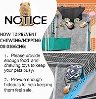 Vista 6 de Guinea Pig Bedding, Disposable Guinea Pig Cage Liners, Charcoal Odor Controlling Absorbent Waterproof Pee Pads for Rabbits, Hamster and Other Small