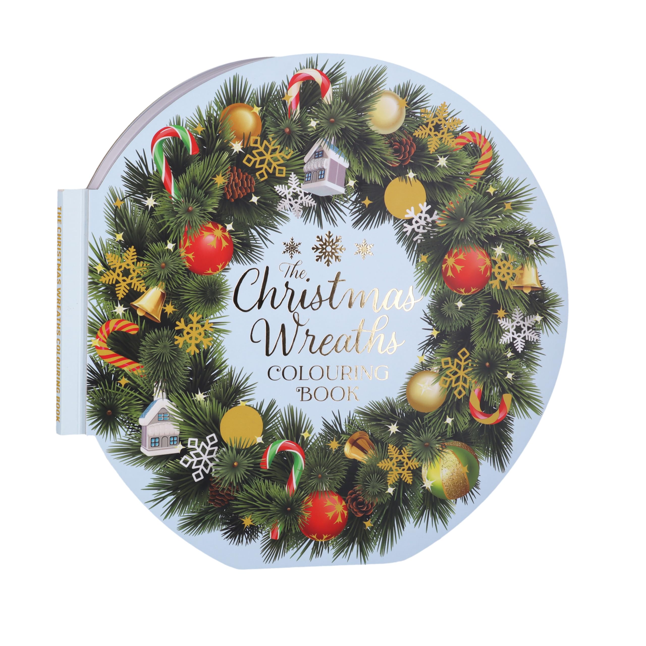 The Christmas Wreaths Colouring Book by Tansy Willow HARDBACK 9781398858824