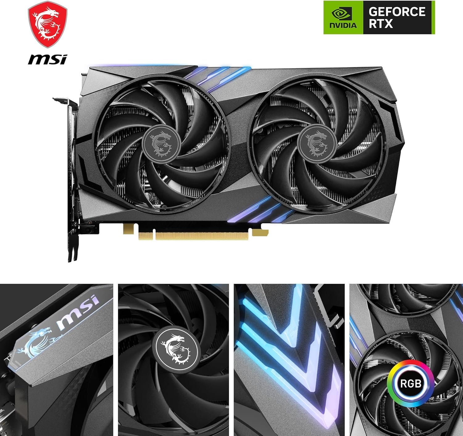 MSI GeForce RTX 4060 Ti GAMING X 16G Scheda Grafica - 16GB GDDR6 (18Gbps/128-bit), PCI Express Gen 4 x16, DisplayPort x 3 (v1.4a), HDMI™ 2.1a - TWIN FROZR 9, TORX Fan 5.0, RGB