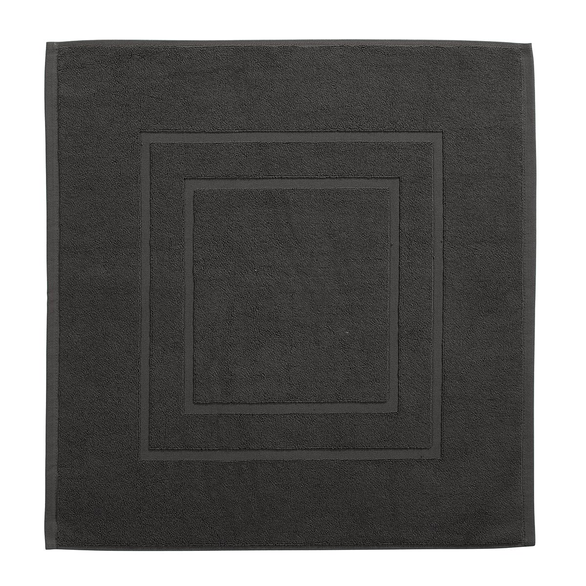 Christy Brixton Bath Mat | 100% Cotton Shower Mat | Super Absorbent | Liquorice