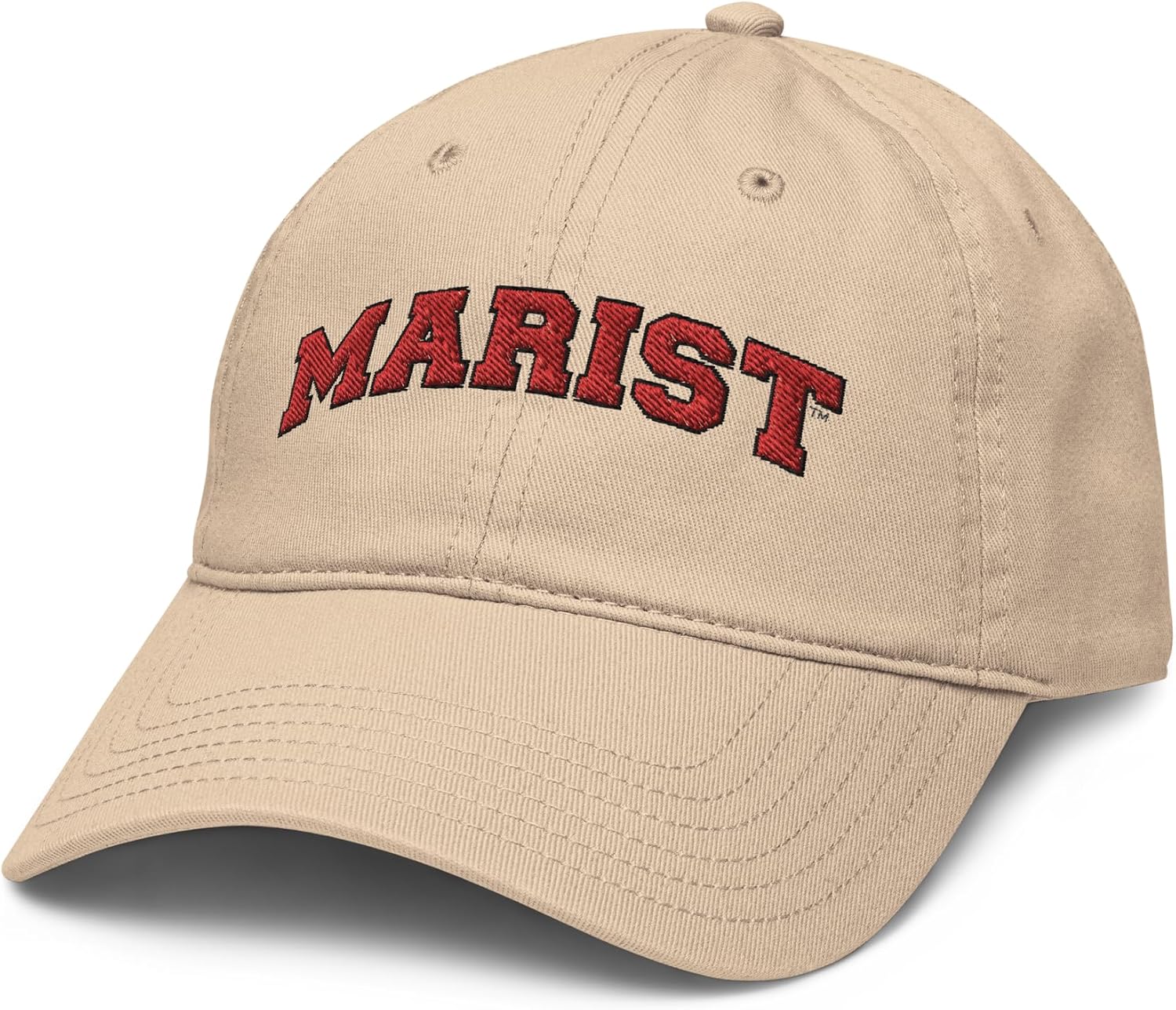 Marist Red Foxes Arched Officially Licensed Adjustable Baseball Hat