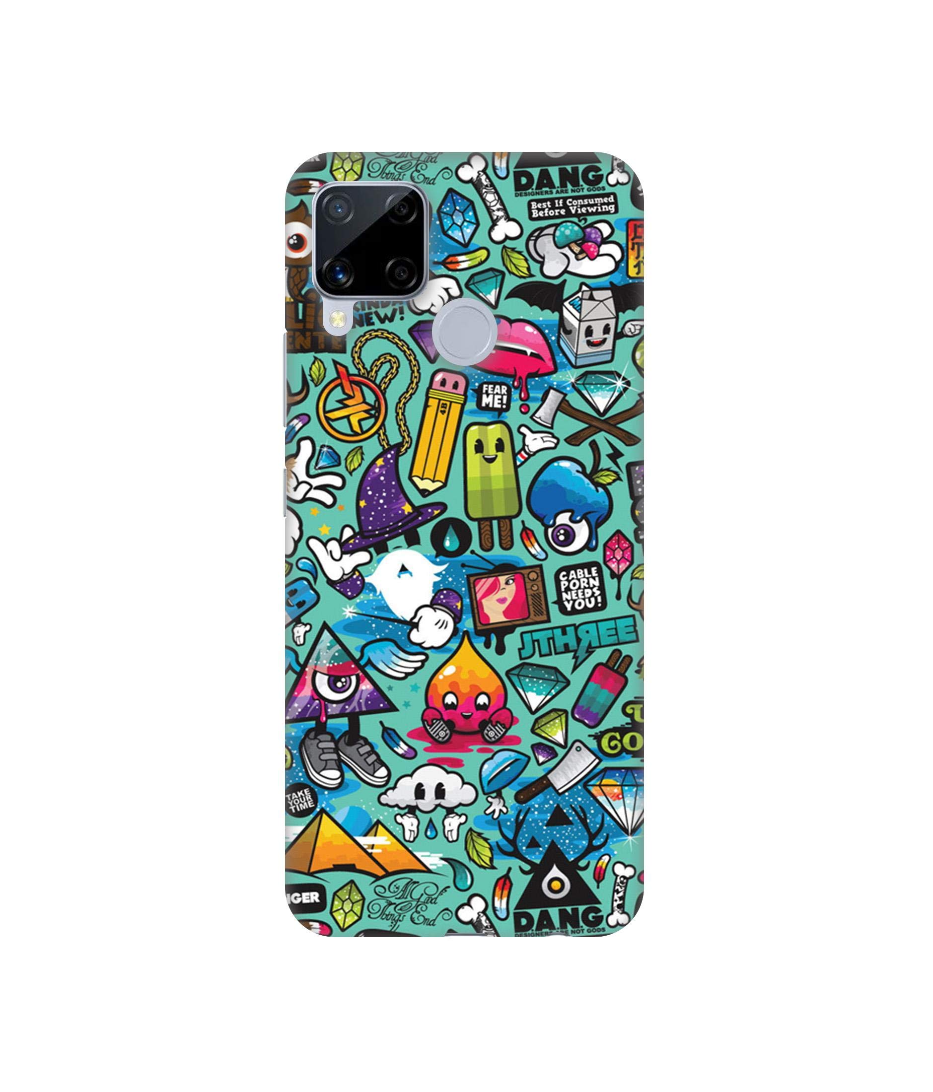 Casotec Crazy Design 3D Printed Hard Back Case Cover for Realme C15 (B08H5DNQ8D) Amazon Price History, Amazon Price Tracker