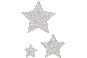 Silver Star Cutouts: Shimmering Decor Accents for Every Occasion