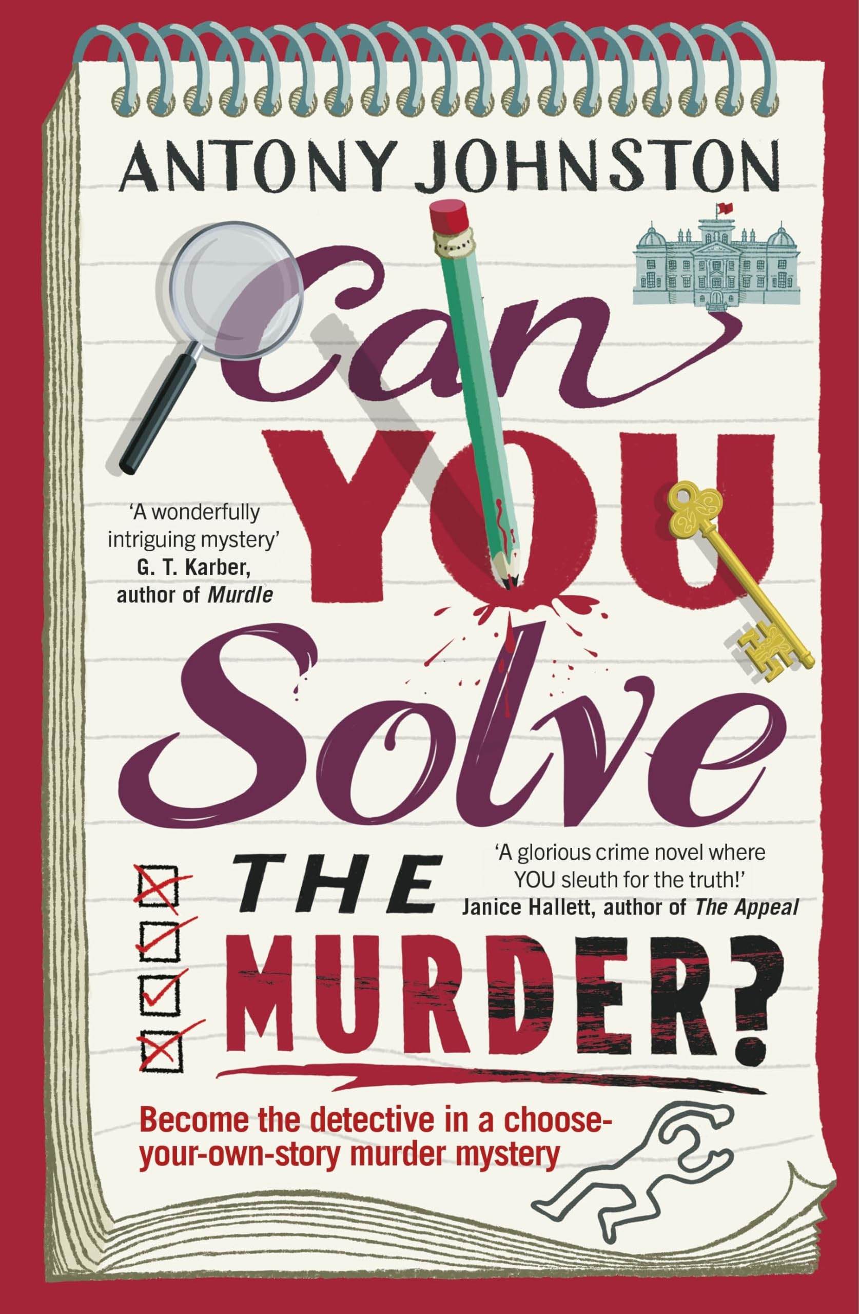Can You Solve the Murder?: Investigate your own murder mystery and control the story in this interactive crime novel and puzzle book for adults: 1