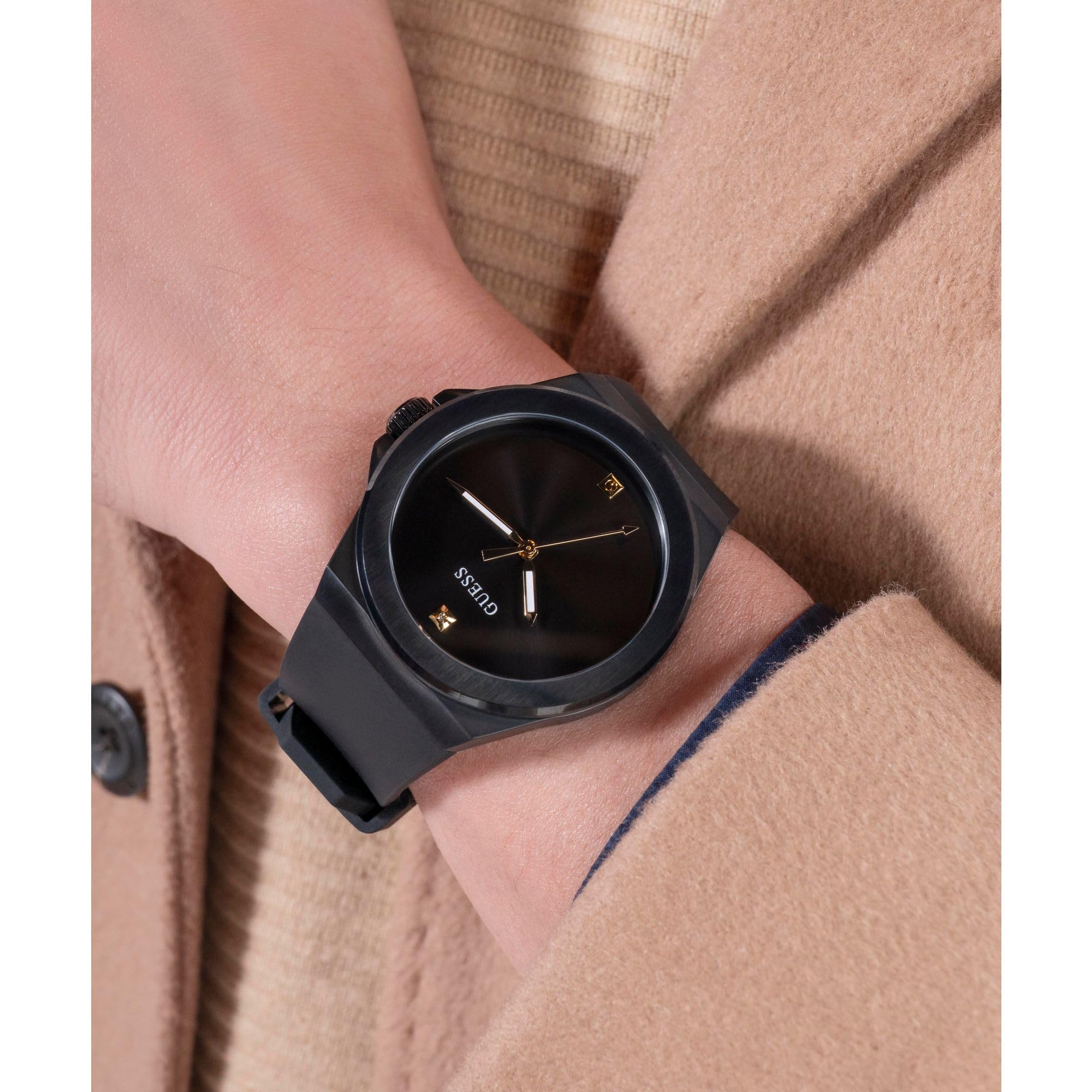 GUESS Reloj Casual GW0790G2, Negro, Correa