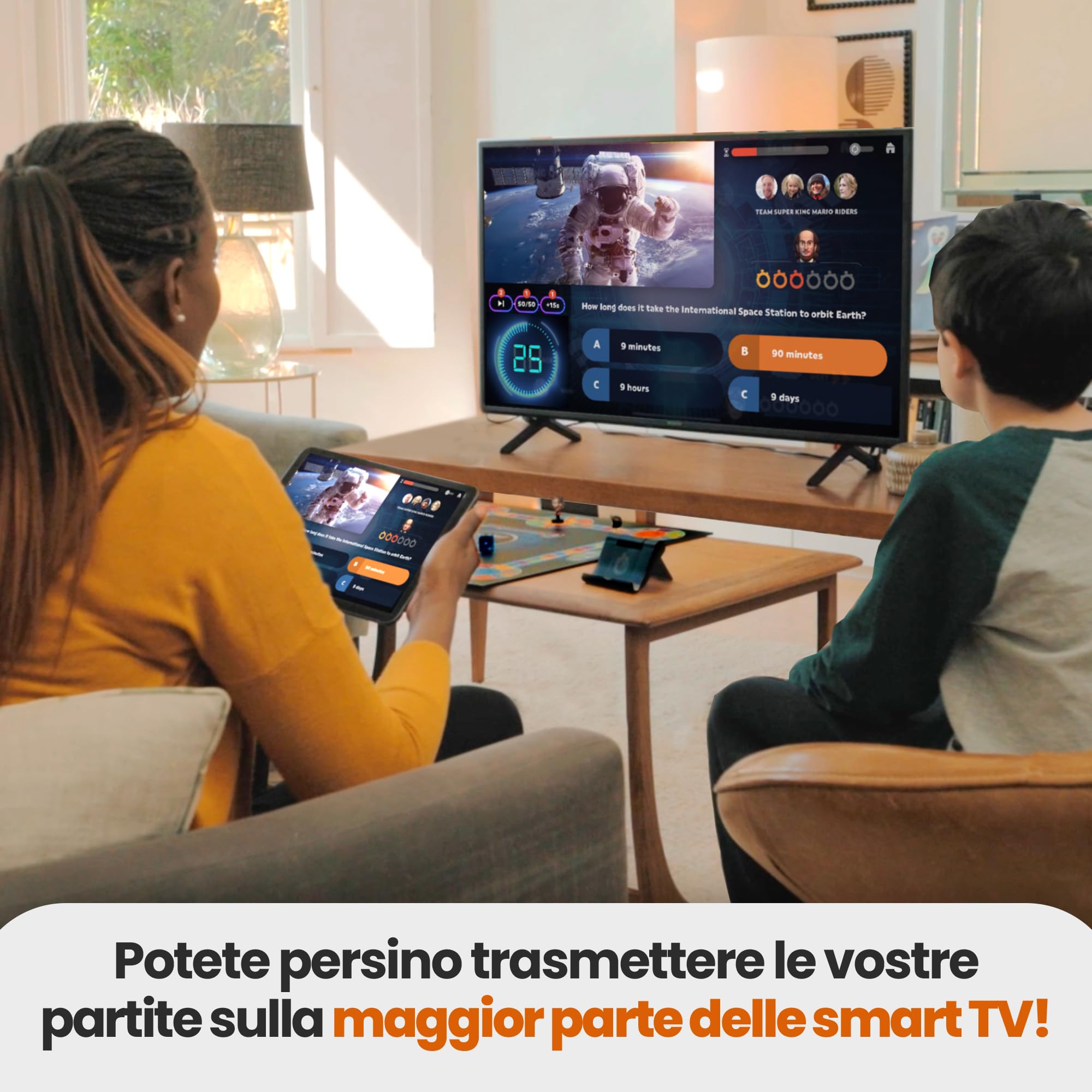 Outsmarted Ultimate Edition – 10 entusiasmanti categorie bonus | Bambini, ragazzi e adulti | Per le serate di gioco in famiglia e con gli amici | 2–24 giocatori | Età +8 | +10.000 domande