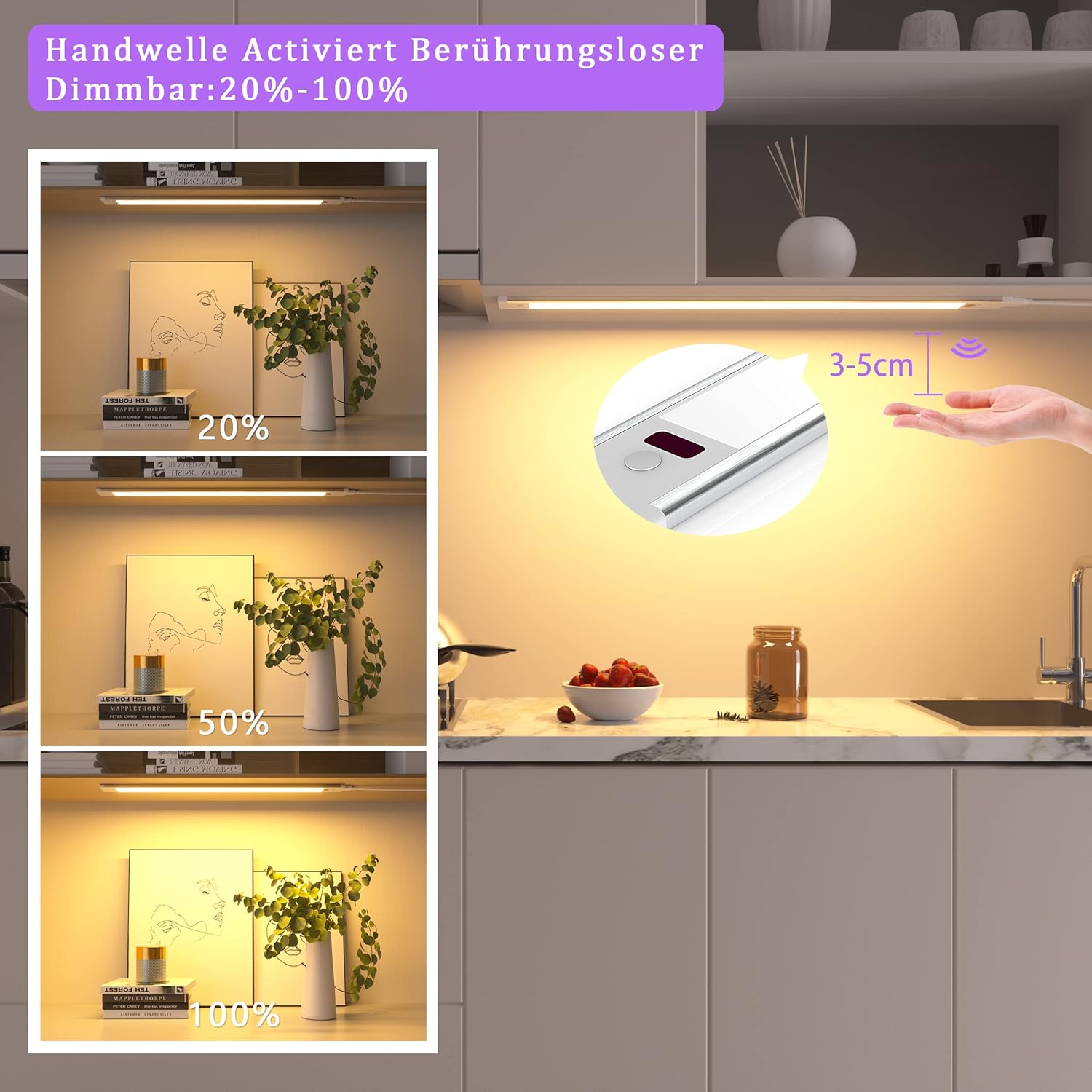 LED unterbauleuchte telepítés és funkciók