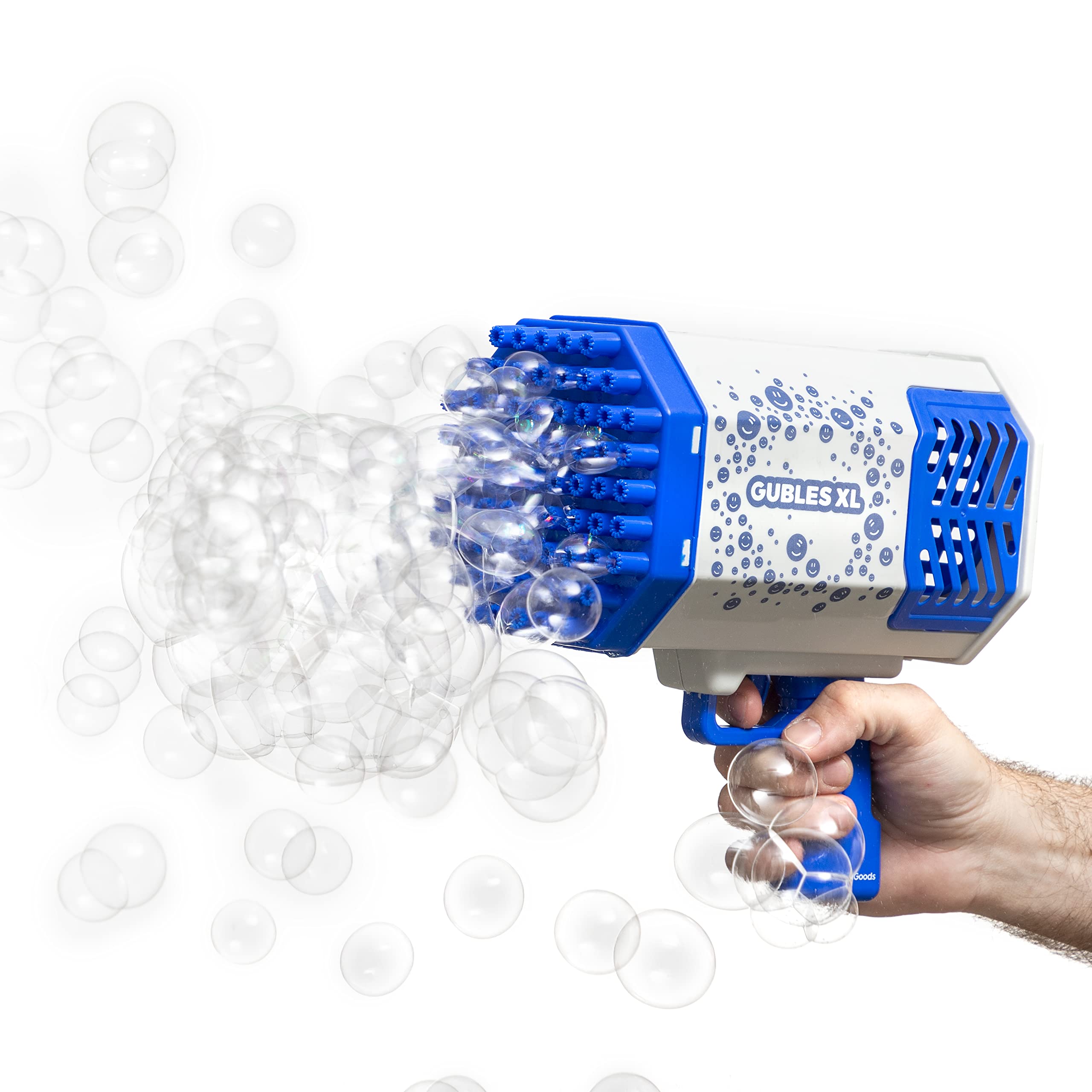 InnovaGoods® Bubble Gun with 69 Bubble Cannons and LED Light, Ideal for Children's Outdoor Games, Soap Bubbles for Children + 3 Years, Bubble Machine.
