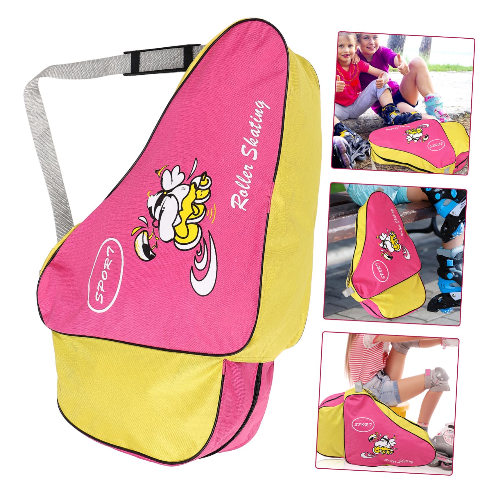 Zaino Per Pattini A Rotelle INOOMP | Borsa Portattini Per Bambini | Casco E Accessori - Foto 8