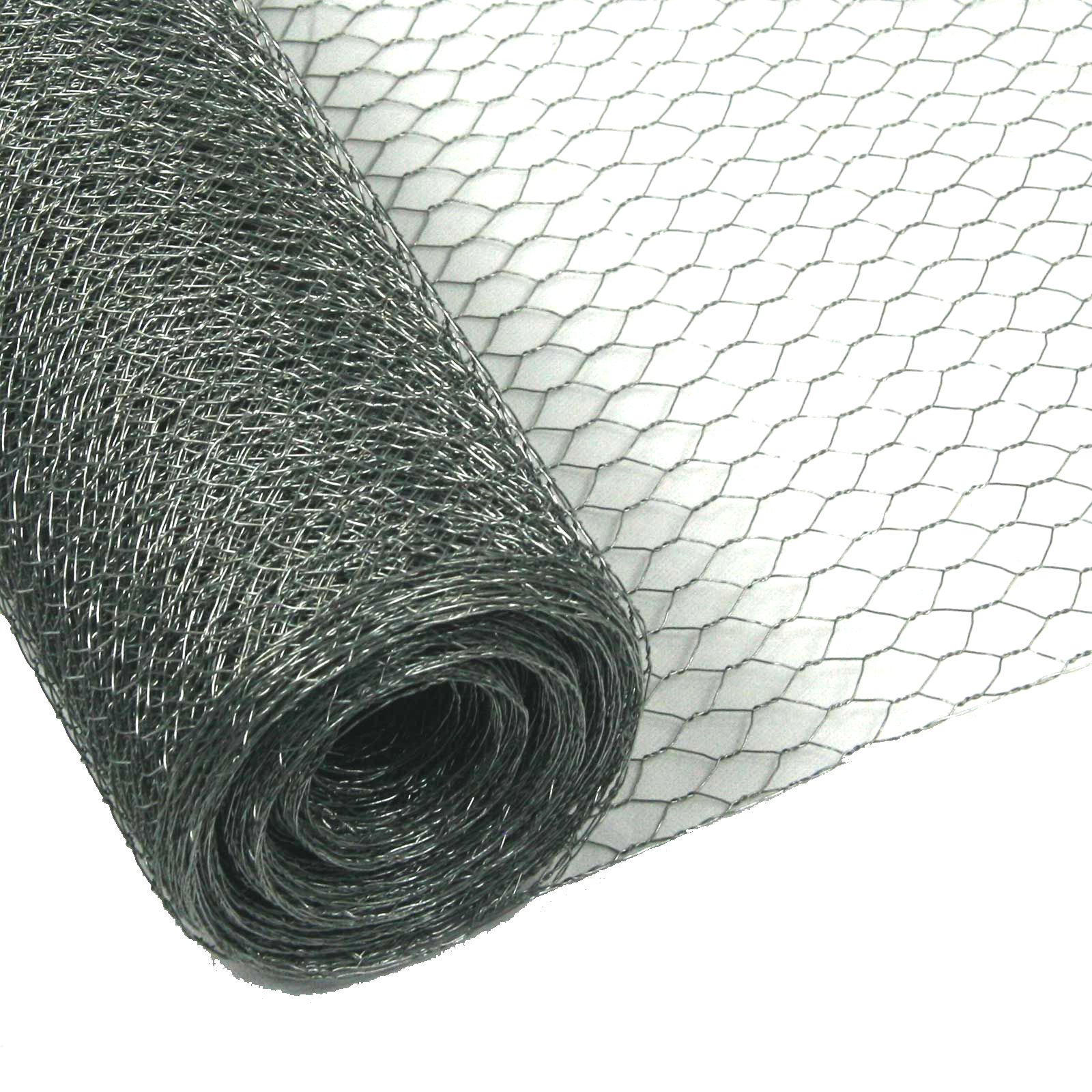 Garmix Sechseckgeflecht Kaninchendraht Hasendraht Drahtgeflecht Verzinkt 13mm 0,7mm (200 cm x 25m)