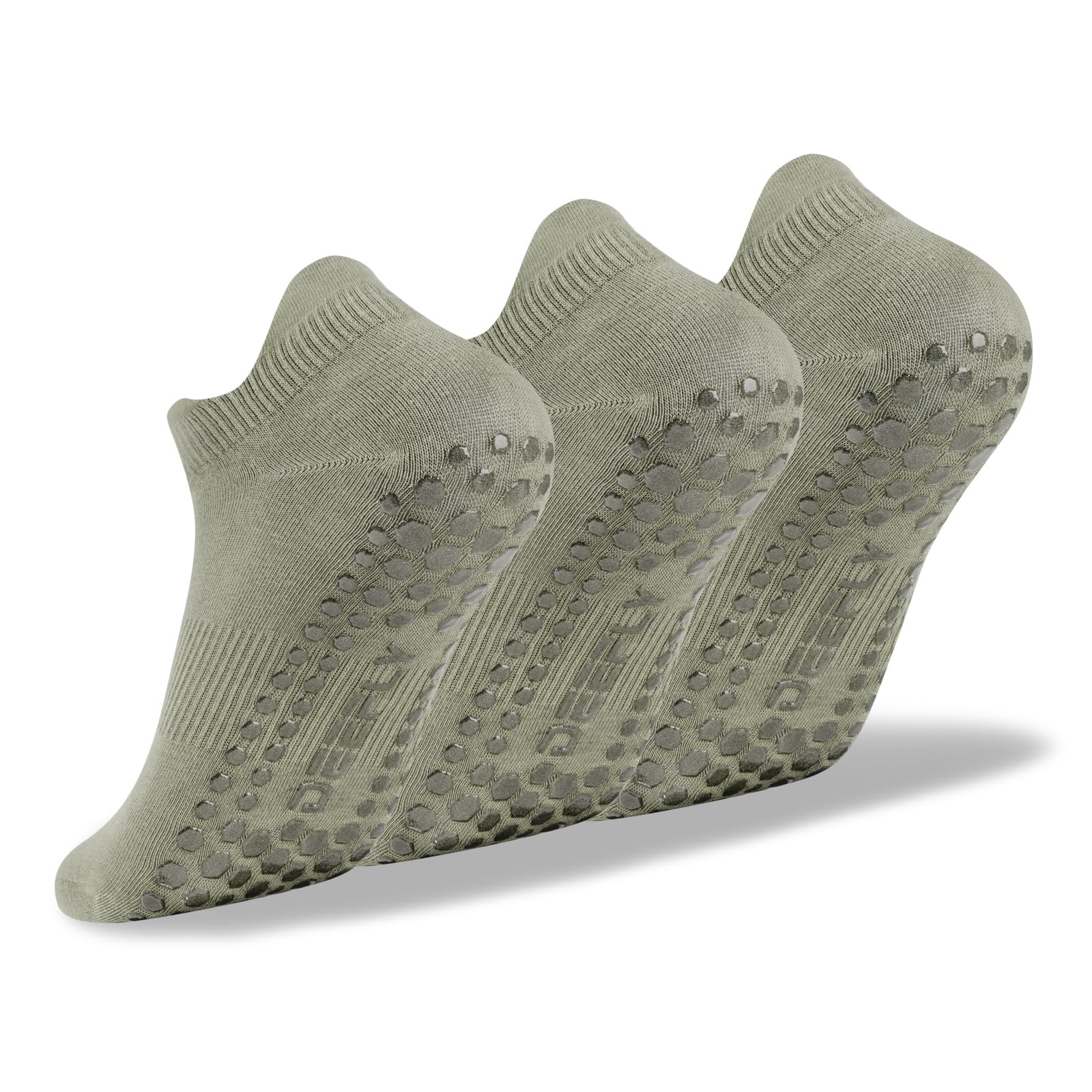 deefly Women Yoga Socks,Non Slip Grip Pilates Socks Unthickened