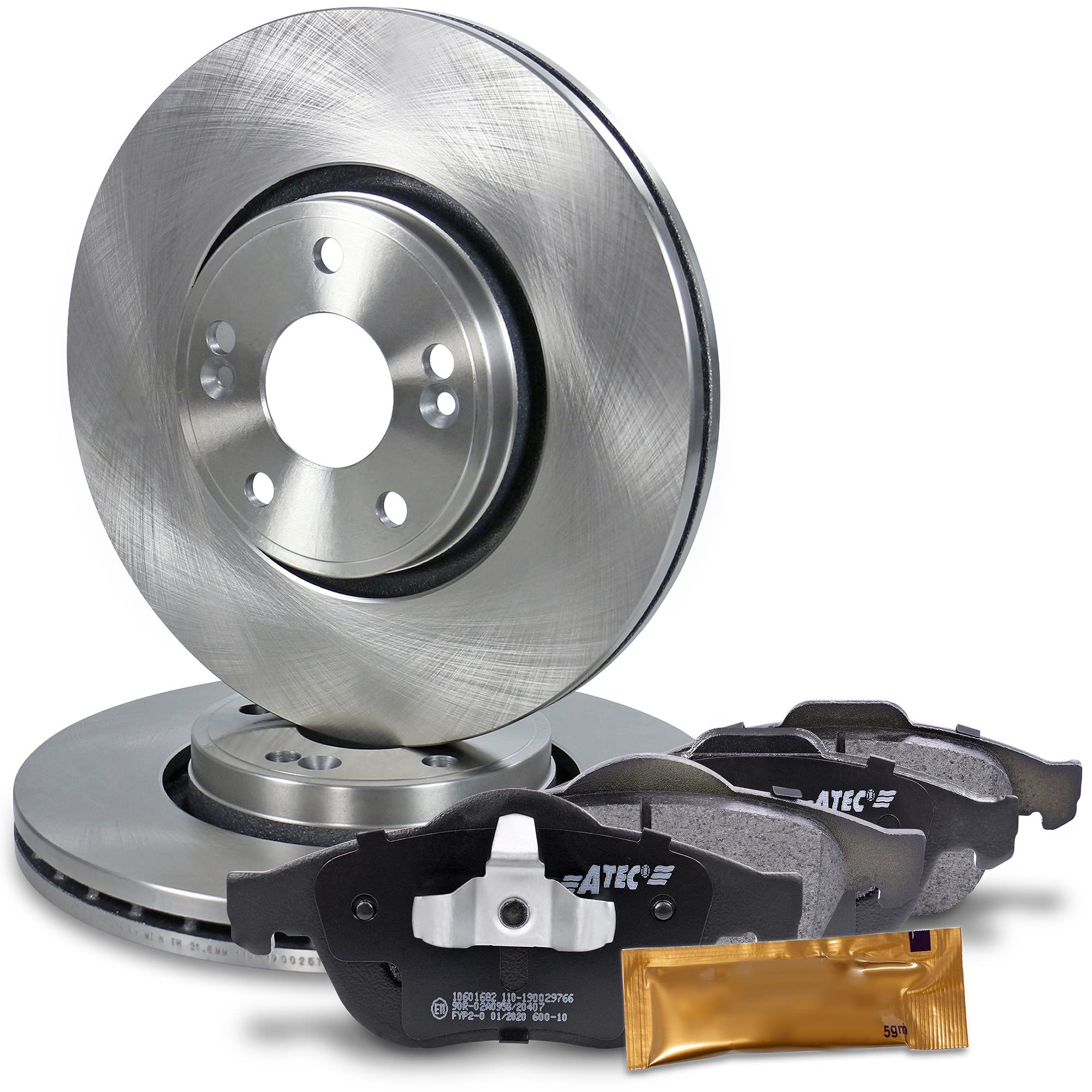 BESTPRICE Juego de frenos eje delantero incl. discos de freno ventilados Ø 300 mm + pastillas de freno delanteras, compatible con RENAULT LAGUNA II (BG0/1_), LAGUNA II Grandtour (KG0/1_)