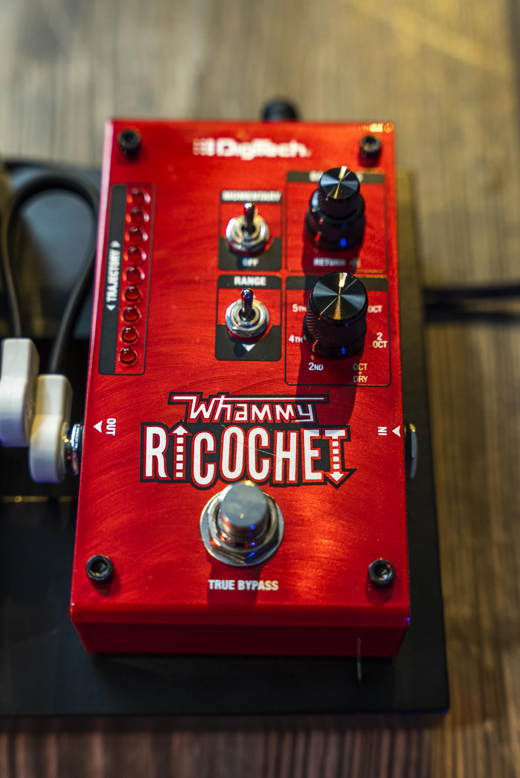 DigiTech D IT Whammy Ricochet Pitch Shift Pedal, Rojo