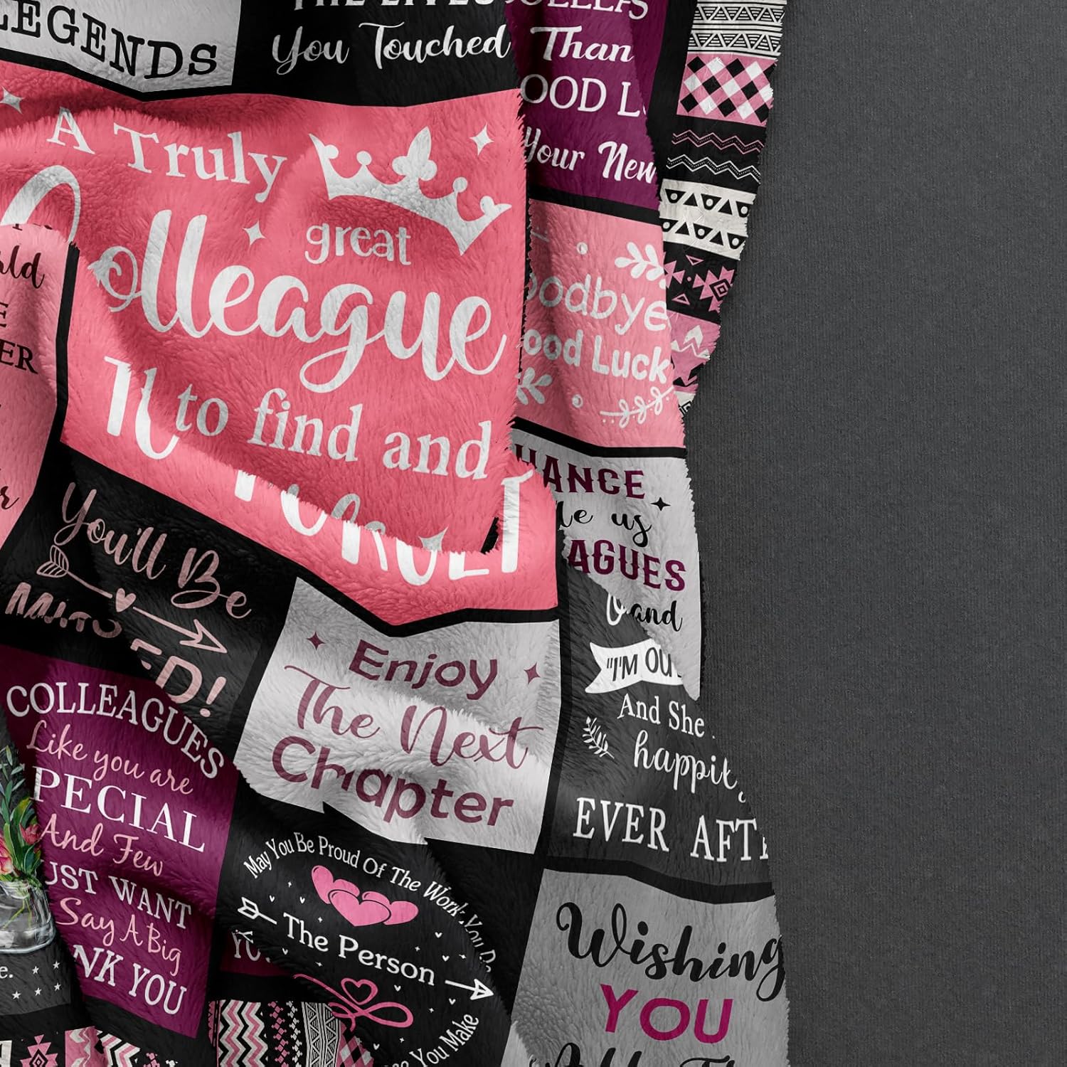 Going Away/Goodbye Gifts for Coworkers, Farewell Gifts for Colleagues, Appreciation/Thank You Gifts for Coworkers, Coworker Leaving Gifts for Women, Co Worker Blanket 60" x 50" - Image 6