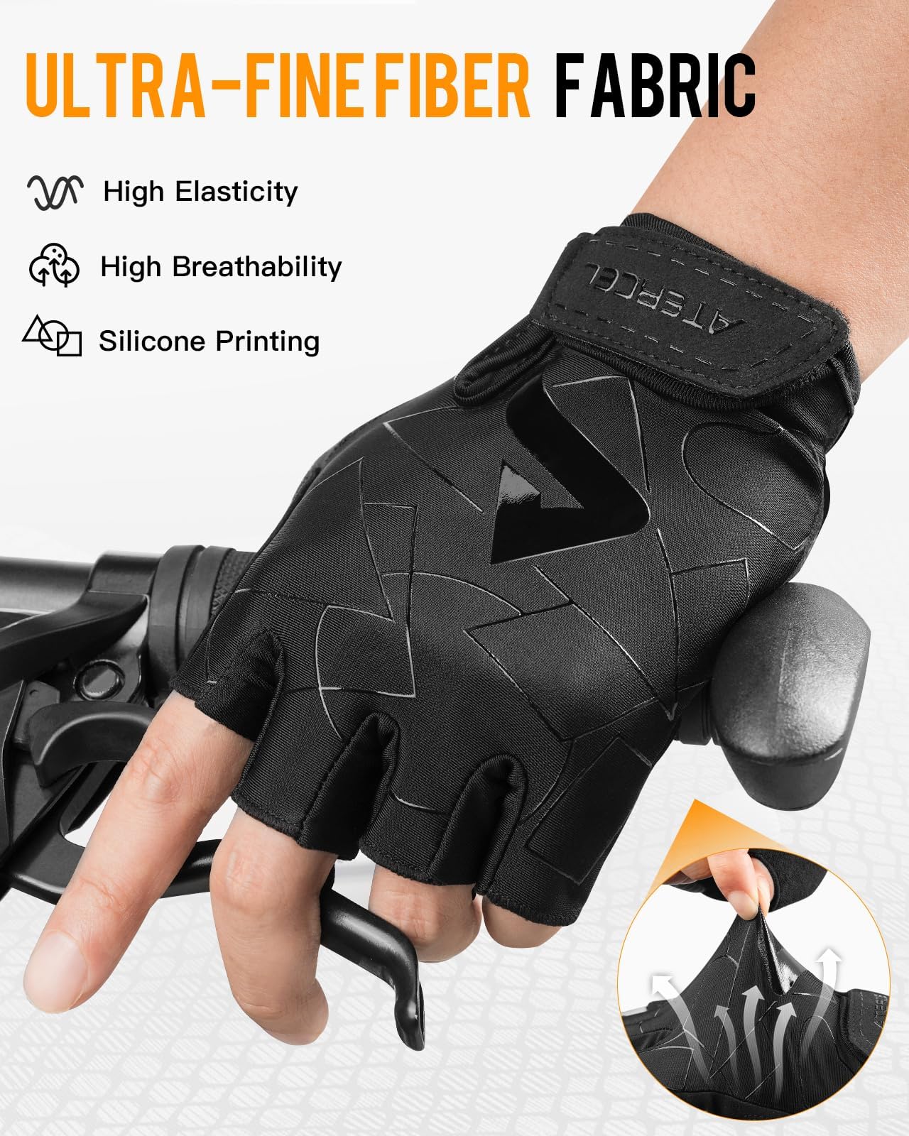 ATERCEL Gants de cyclisme pour homme et femme VTT entraînement haltérophilie plein air