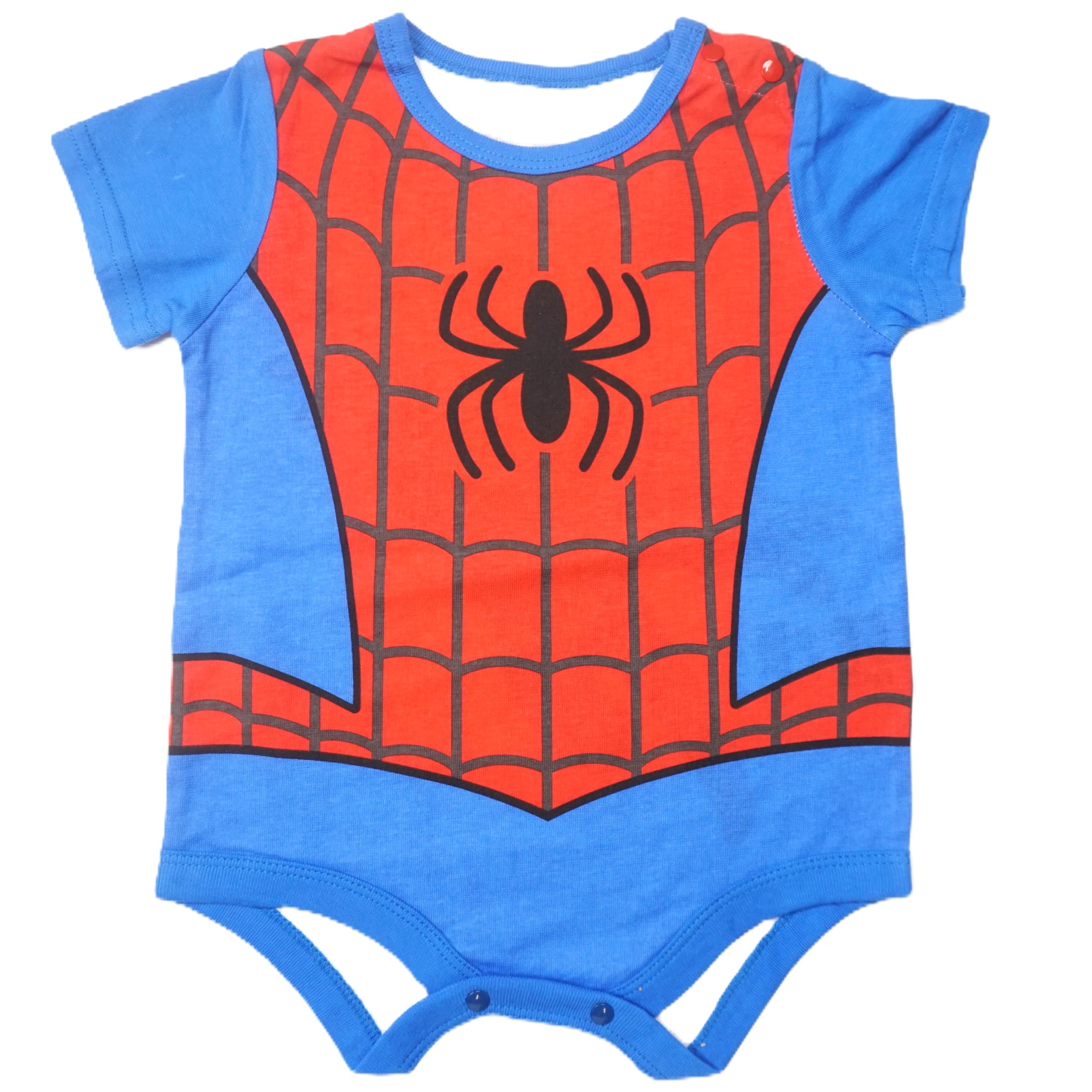 Marvel ロンパースマーベル スパイダーマン なりきり 半袖ロンパース ベビー 男の子 女の子ユニセックスベビー