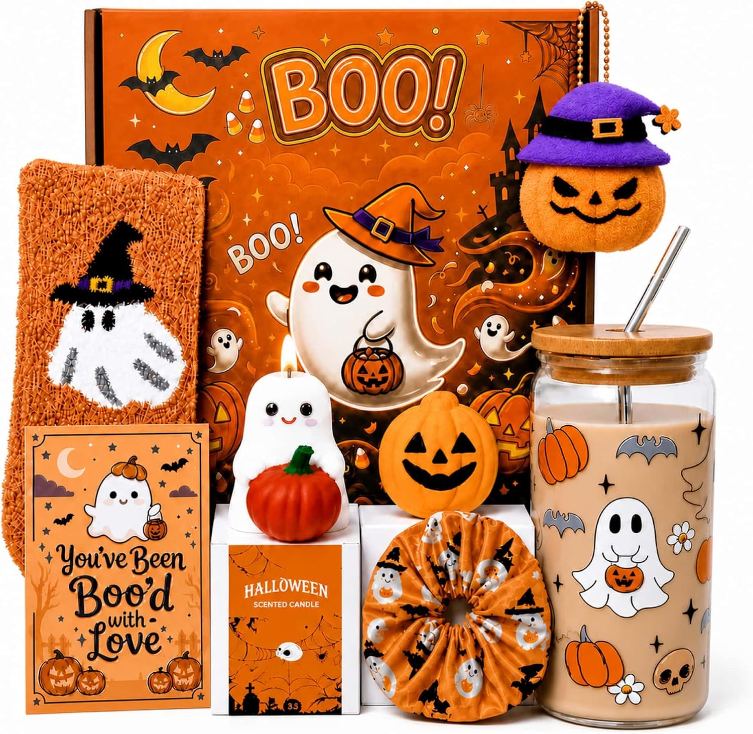 Boo Basket Stuffers for Teen Girls, Halloween Gifts for Women