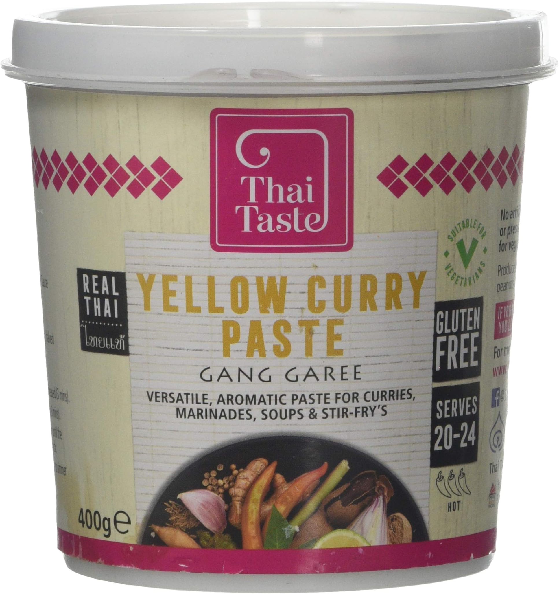 Thai Taste Yellow Curry Paste, 400g