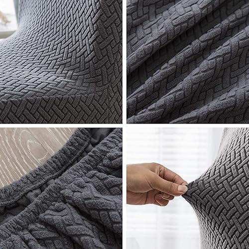 Miniatura 5 de Fundas elásticas para sillas de comedor o de cocina, fundas para sillas Parson