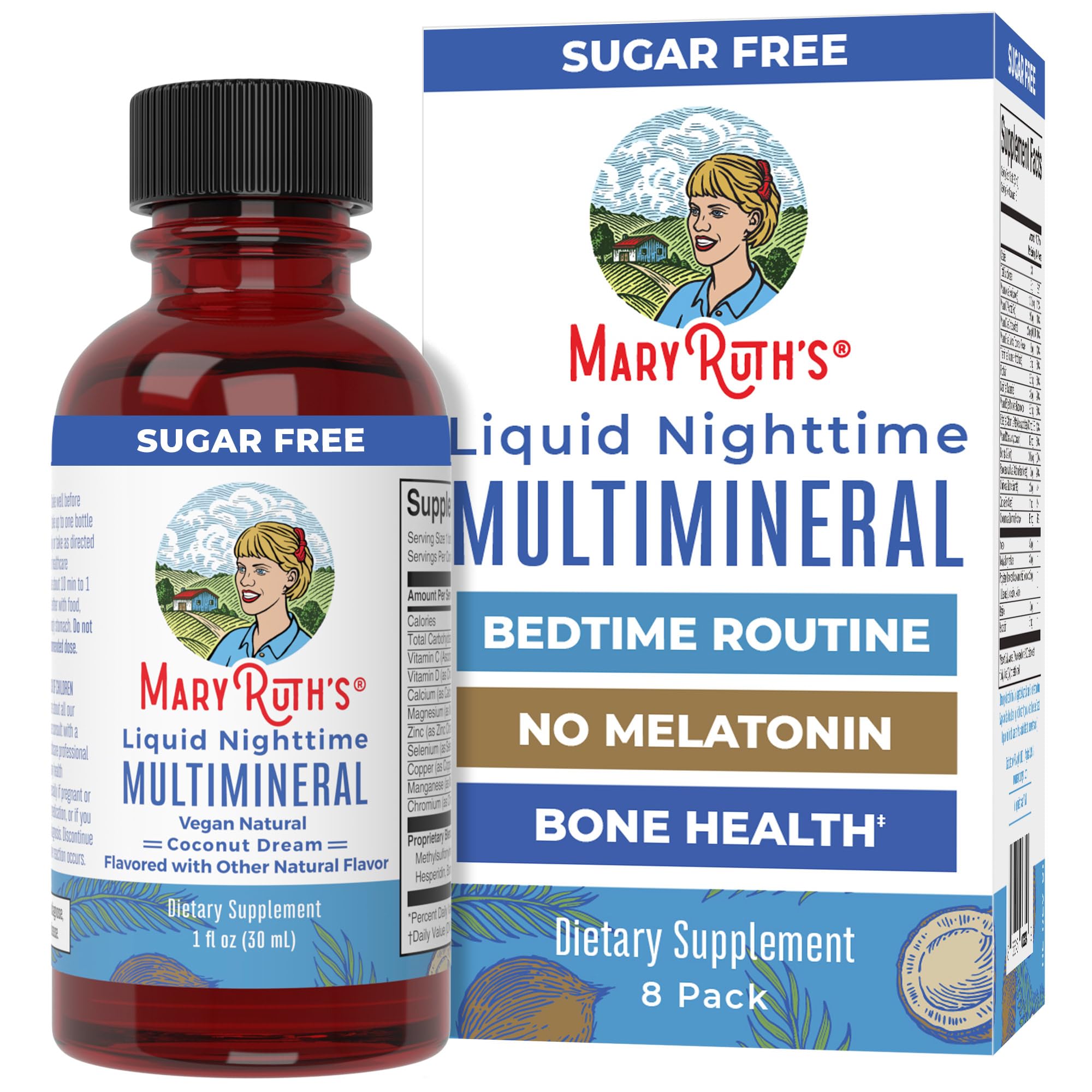 Amazon.com: MaryRuth's Liquid Nighttime Multimineral Travel Pack