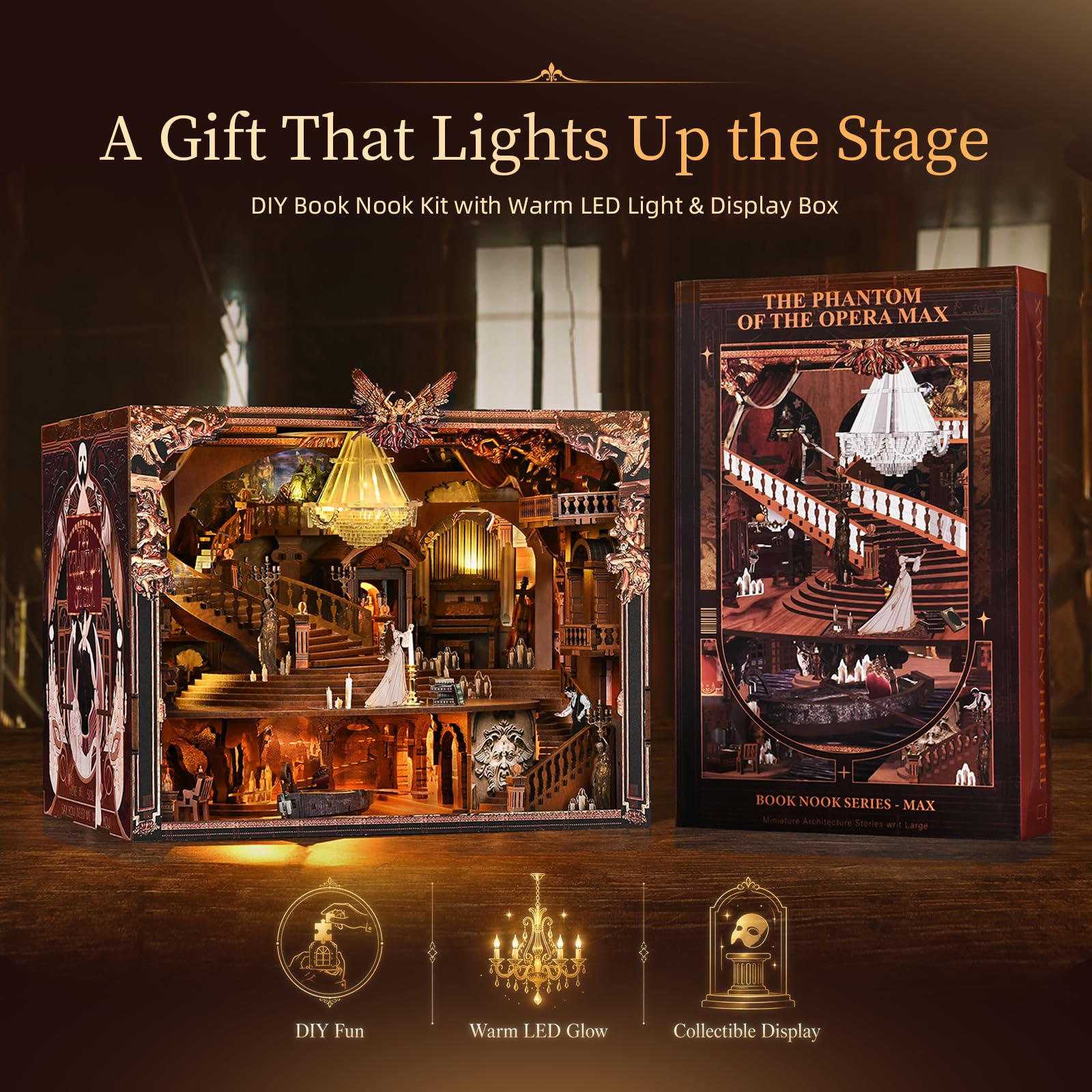 Amazon.com: CCCDF Book Nook Kits for Adults, DIY Miniature House