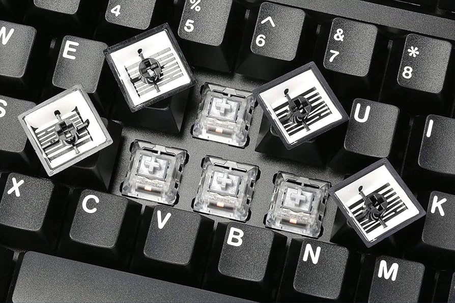 Amazon.com: DROP GMK White-On-Black Custom Mechanical