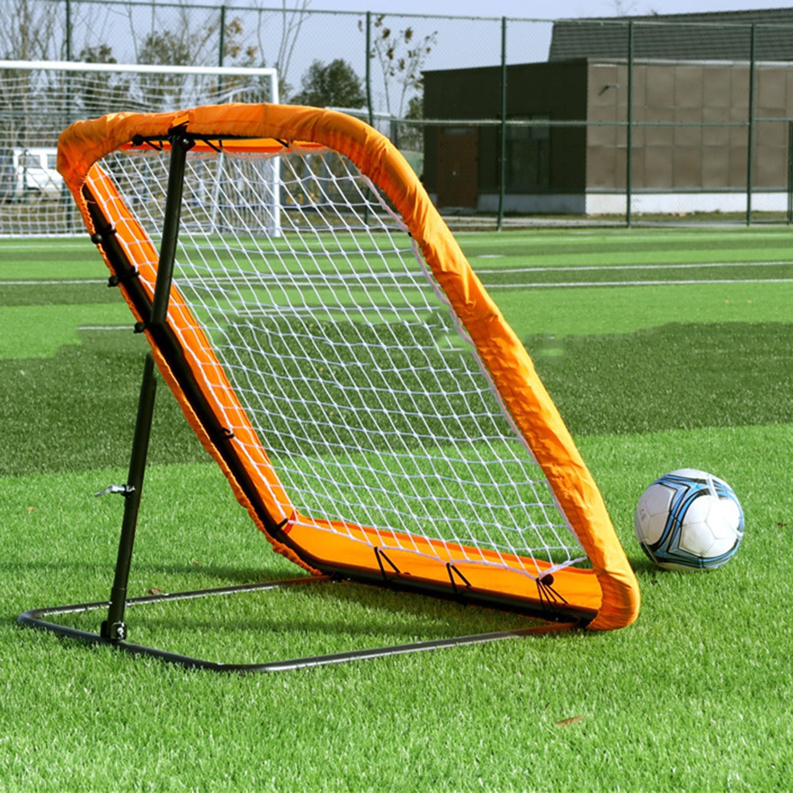 Porta da calcio Rete da calcio portatile pop-up, attrezzatura per l'allenamento in giardino, rete da rimbalzo e rete bersaglio, per ragazzi adulti