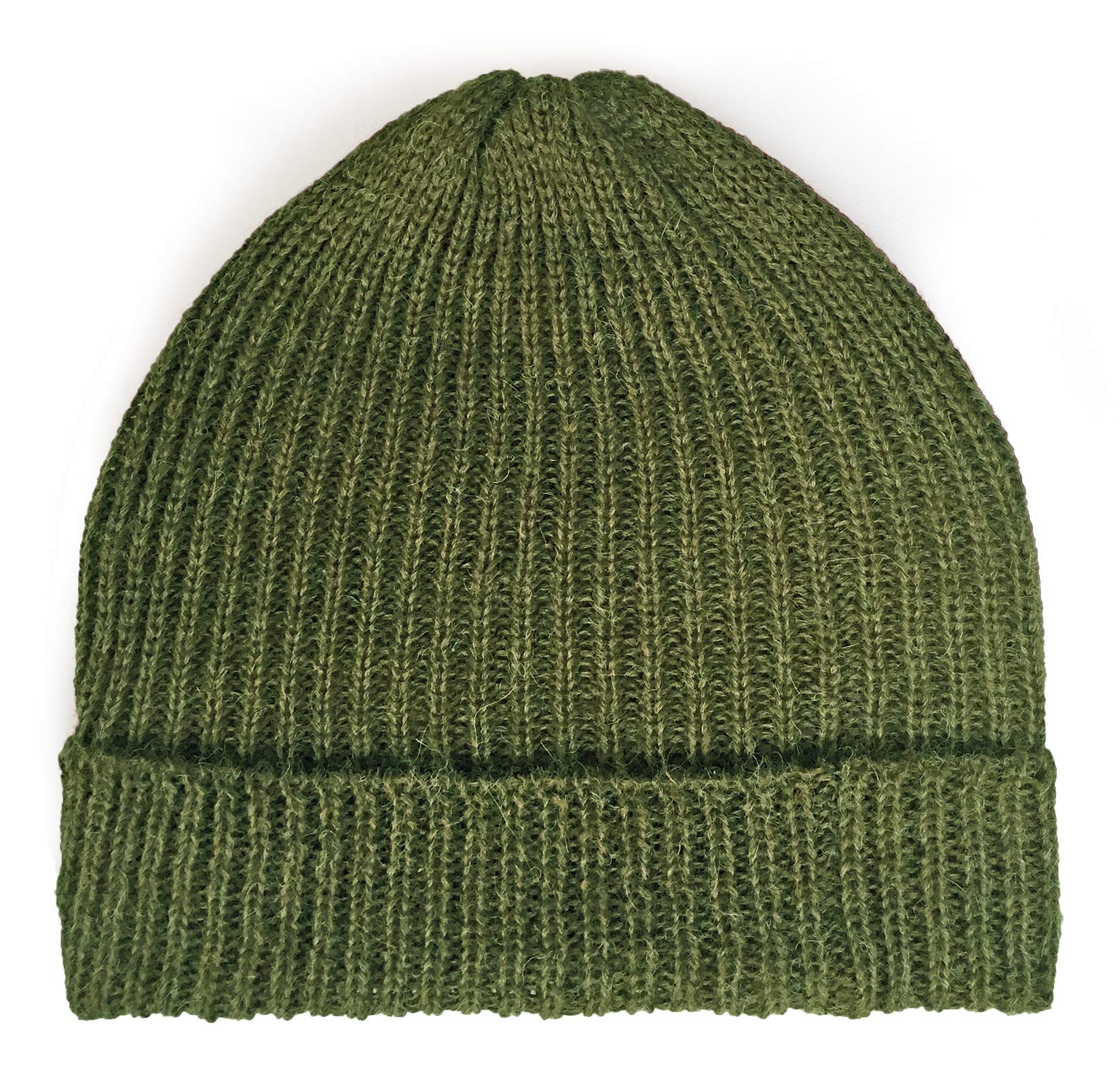 Ribbed Stocking Cap - 100% Alpaca Wool