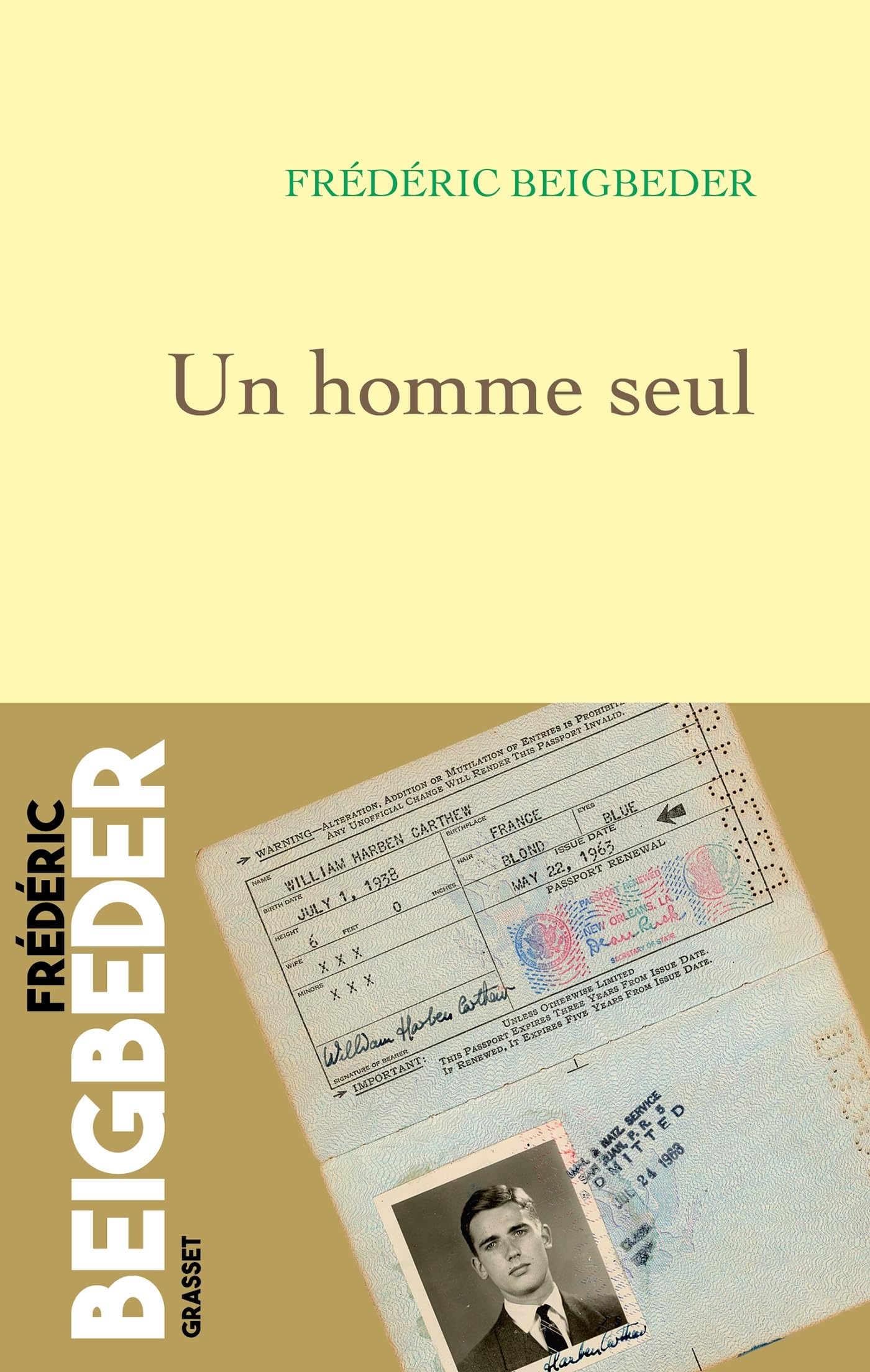Un homme seul: Roman