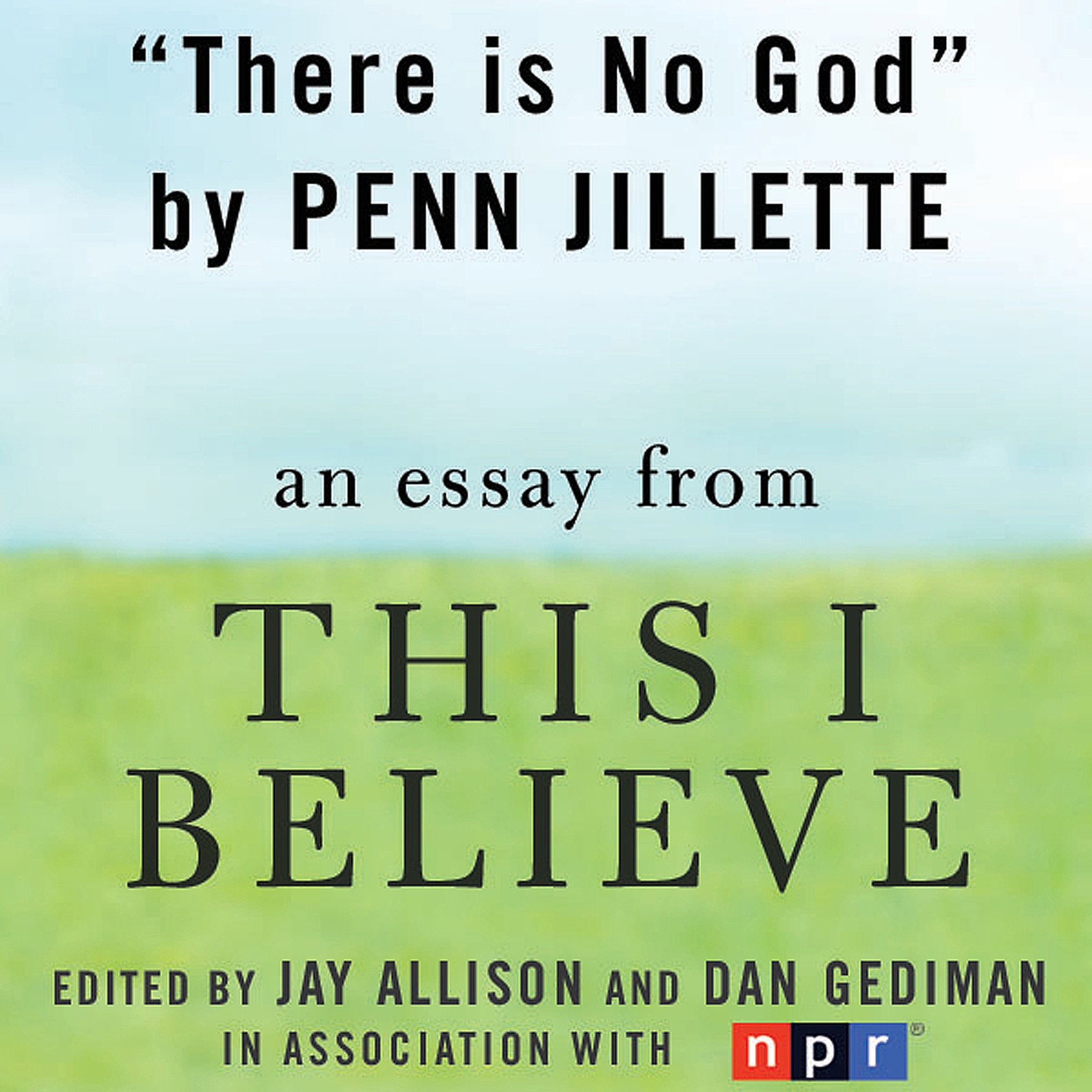 Cover art for There Is No God