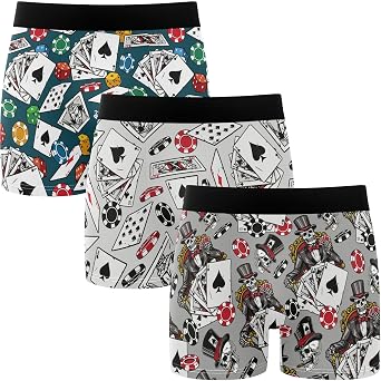 Cute Mens Boxer Briefs Underwear for Men 3 Pack Gifts for Men Breathable and Soft S-XXL