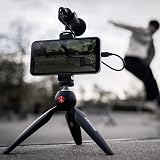 Shure MV88+ Kit Vidéo - Microphone Numérique Stéréo à Condensateur pour Apple et Android, avec Trépied Manfrotto Pixi, Pince pour Téléphone, Support, Câbles iOS et USB-C - 8