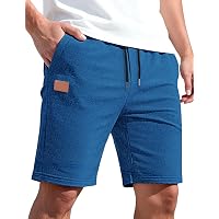 TARAINYA Pantaloncini Quadri Uomo Cotone Coulisse Estivi Causal Pantaloni Corti Uomo