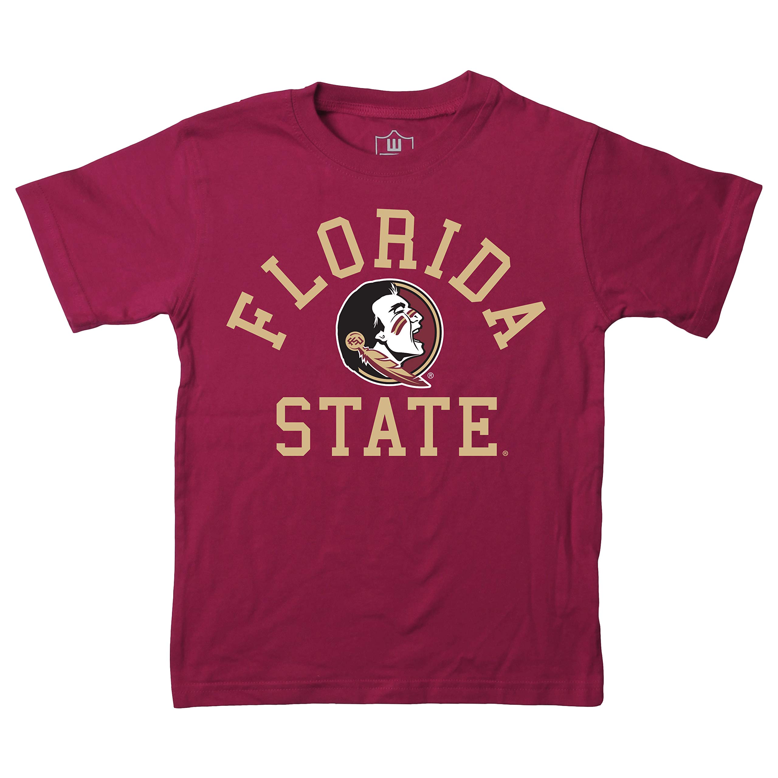 Wes and Willy NCAA Kids S/S Organic Cotton Tee Shirt, North Carolina Tar Heels, L, NC Blue — view 36