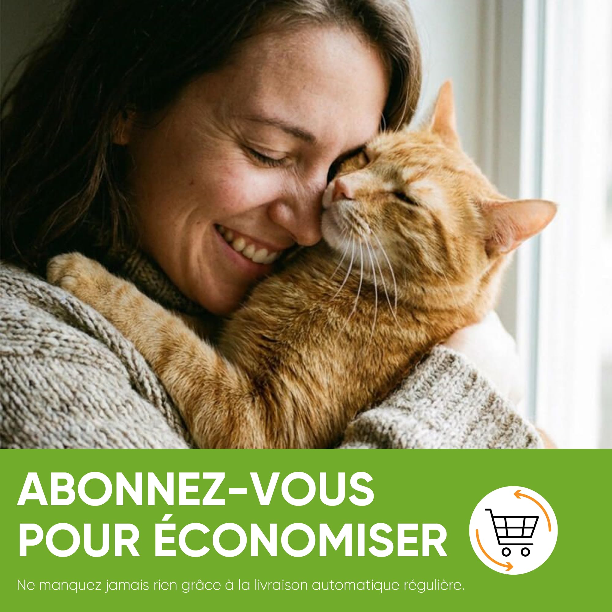 FUKUMARU Litière pour Chat en Tofu Naturelle Non Parfumée, 24L, sans Poussière, Agglomérante Rapide, Contrôle des Odeurs