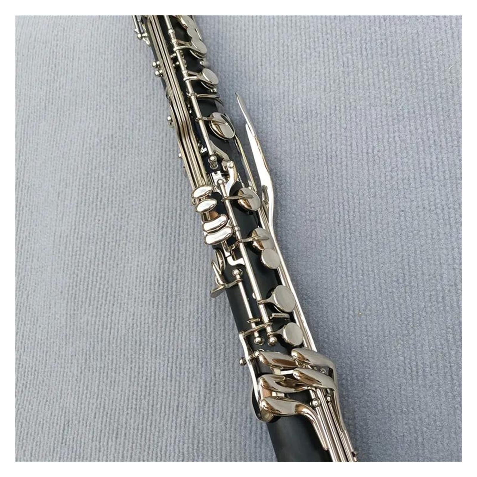 Chiavi Placcate In Argento Clarinetto Basso Tono In Sib Strumento Per Clarinetto Con Corpo In Bachelite Con Scatola Di Immagazzinaggio Clarinetto Set
