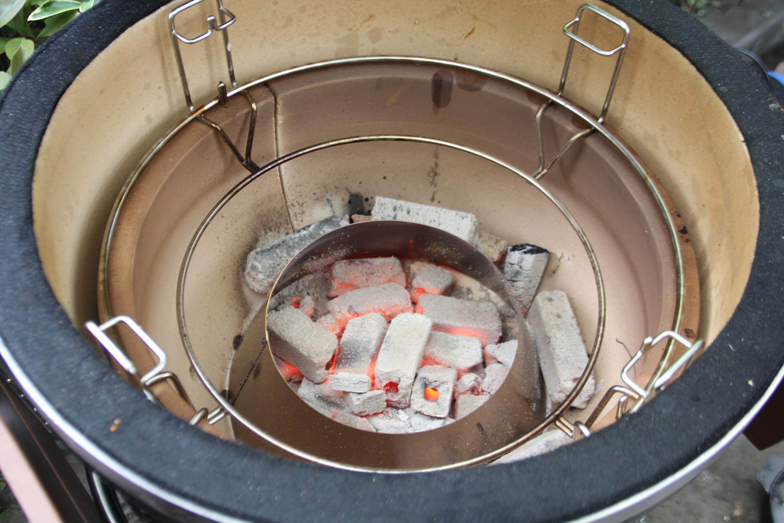 Uniflasy BBQ Whirlpool for er Kettle 22, 26.75 Inches WSM er