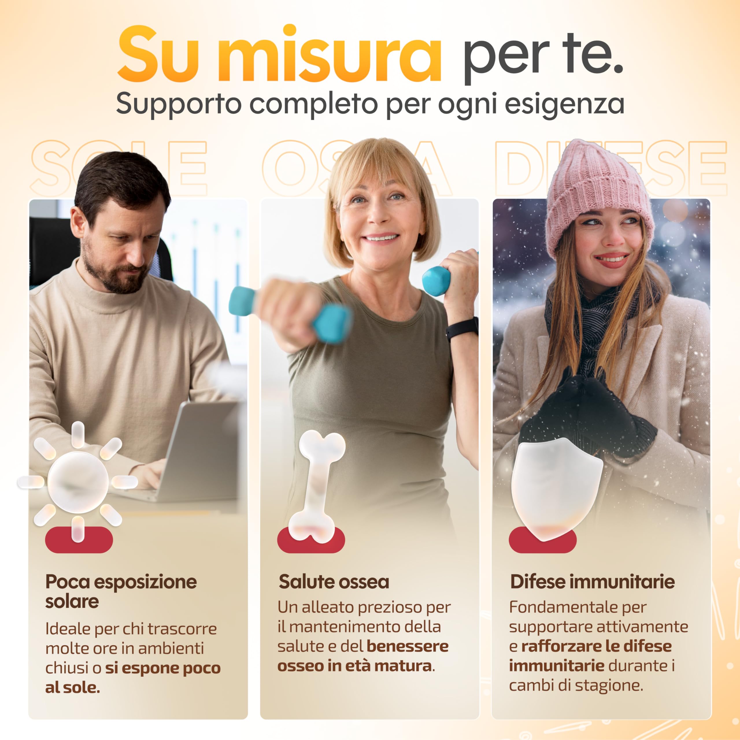 PREZZOLANCIO Vitamina D3 2000 UI – MAXI Formato 500 Micro-Compresse, Integratore di Vitamina D Colecalciferolo Pura Alto Dosaggio, Supporto per il Sistema Immunitario, Ossa e Muscoli,Facile da Assumer