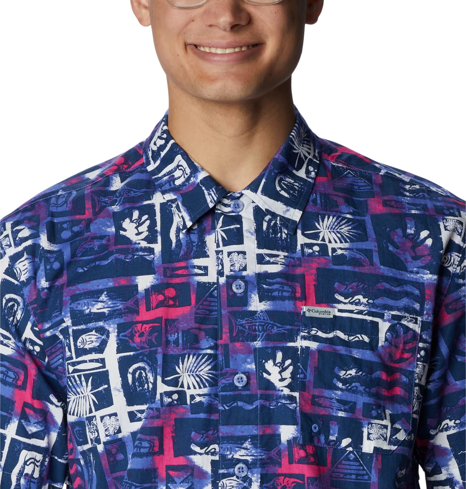 Columbia Camiseta de manga corta para hombre Trollers Best