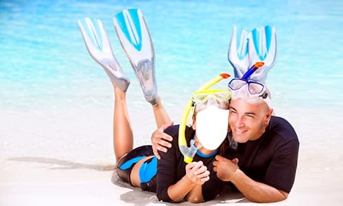 Casal montagem da foto