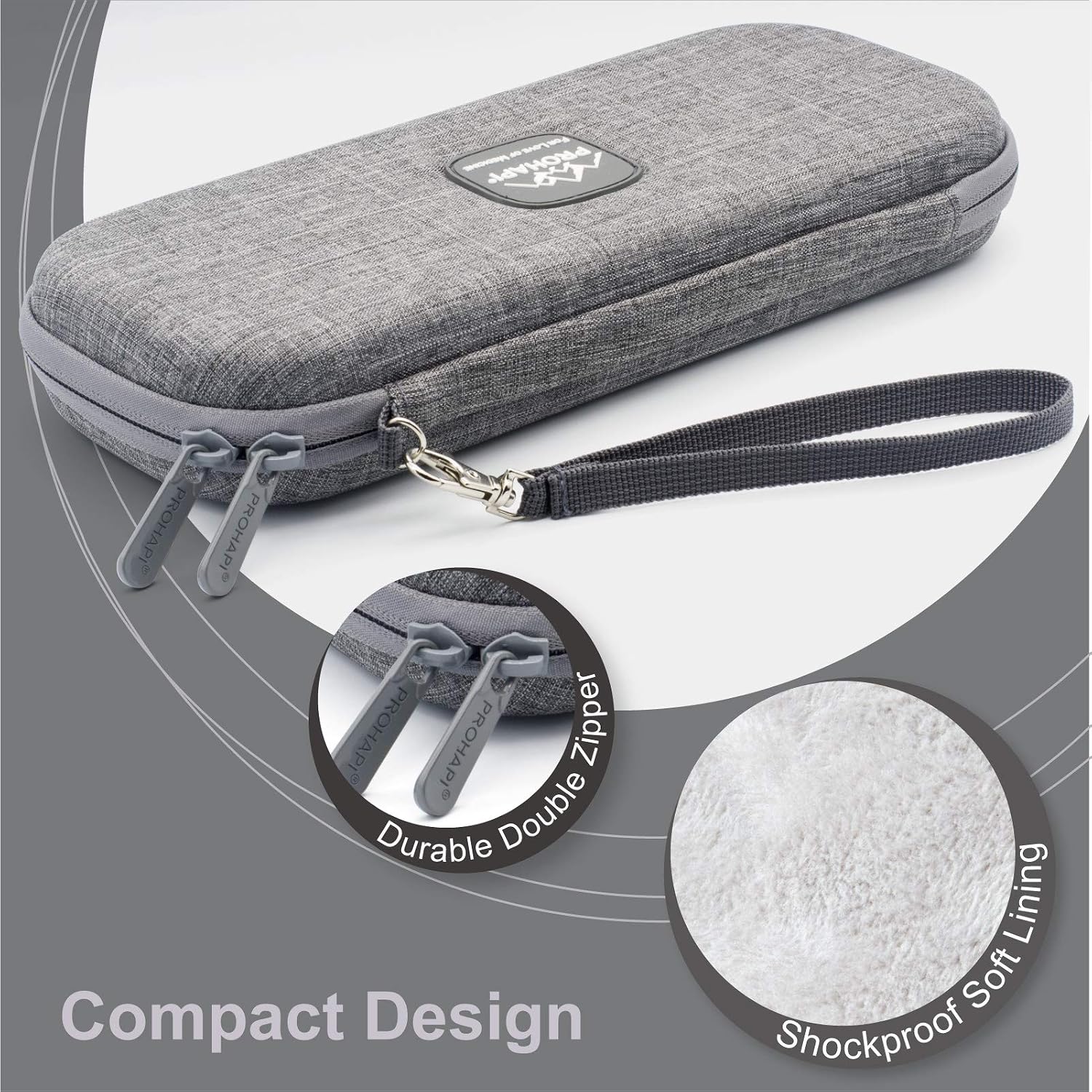 Hard Stethoscope Case, Lightweight Thin Stethoscope Holder Storage Pouch for Littmann Classic III, Lightweight II S.E, Cardiology IV, MDF Acoustica Deluxe Stethoscopes