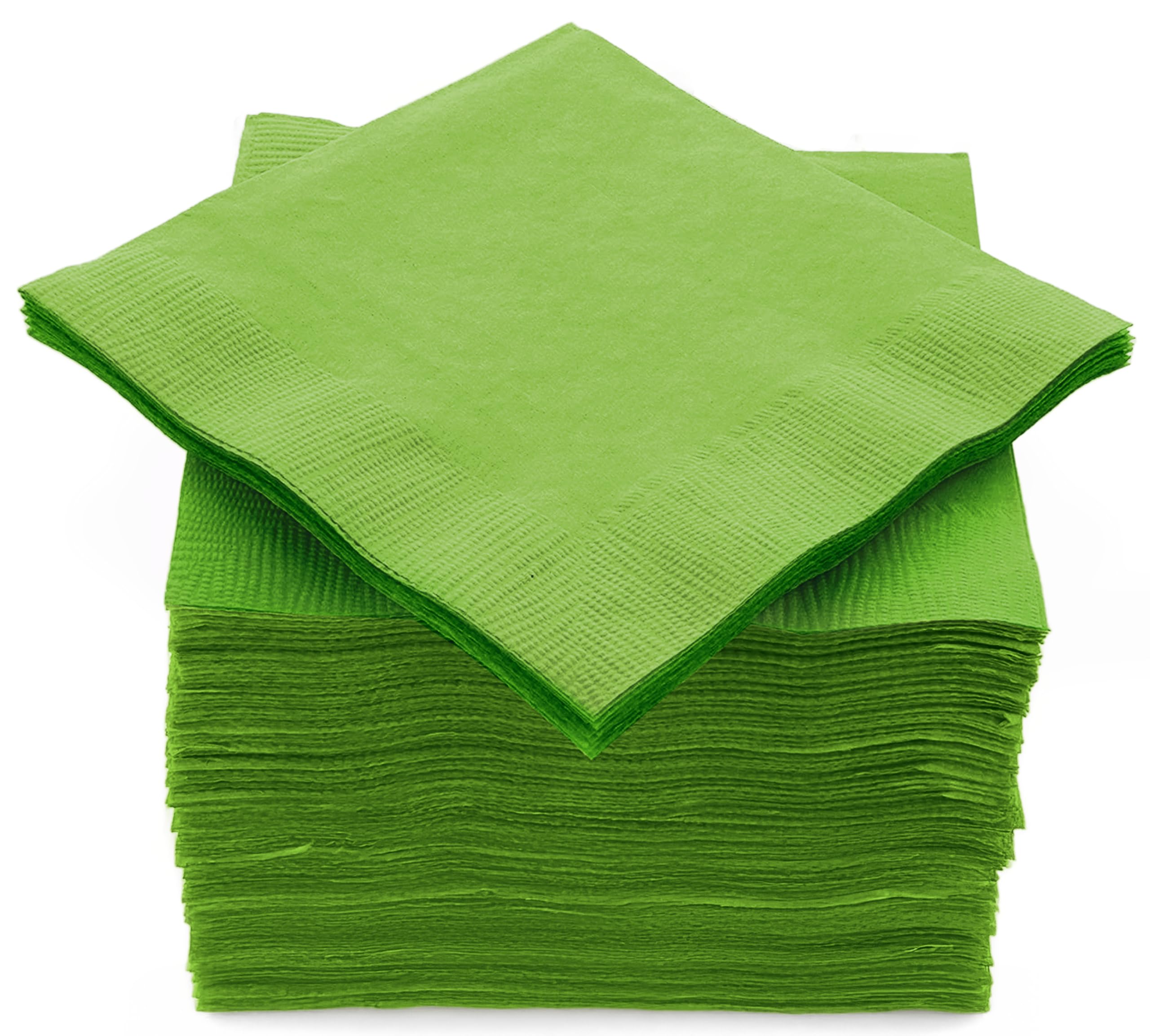 100 Serviettes En Papier Jetables, 25 X 25 Cm, Cocktail, Serviettes De