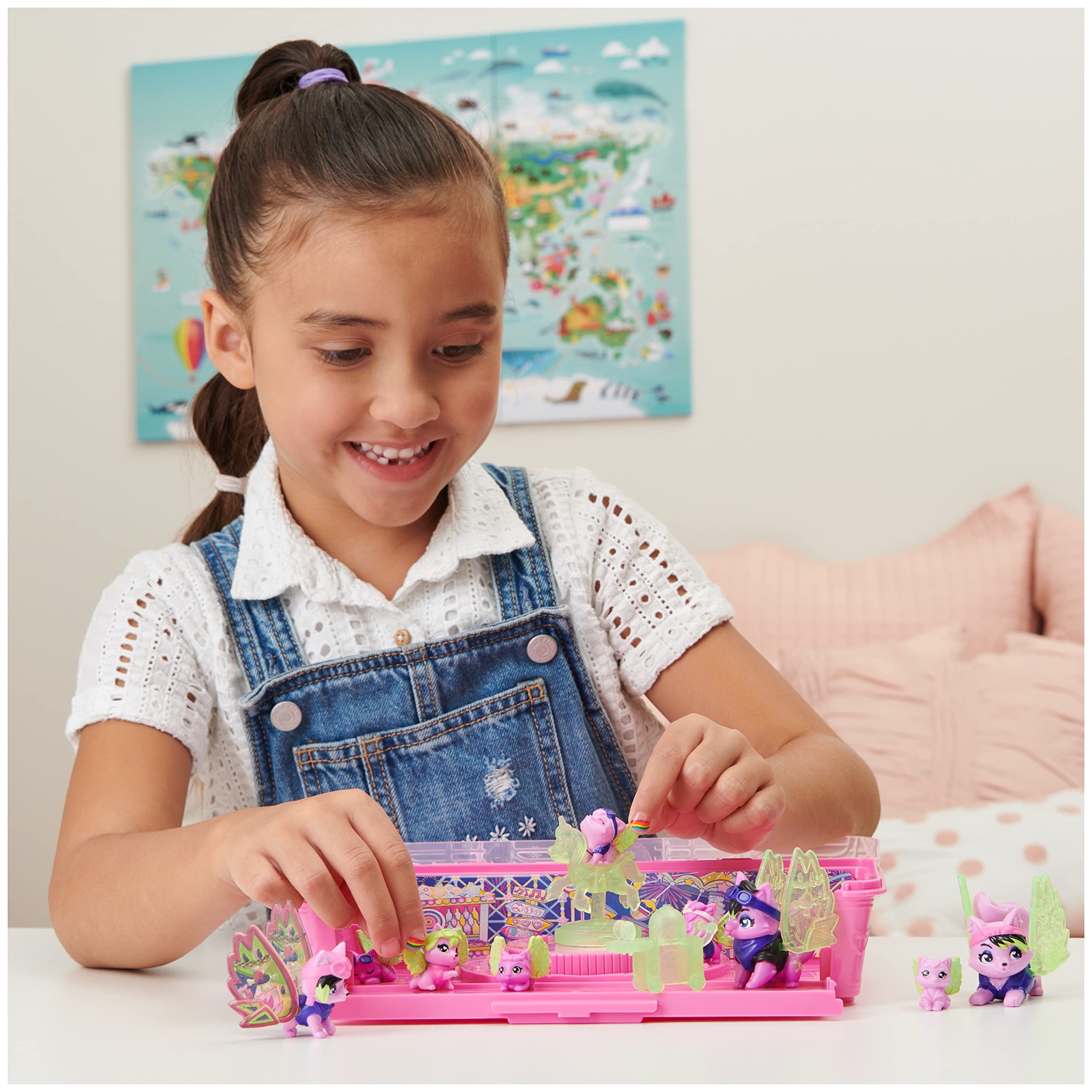 HATCHIMALS CollEGGtibles, regenboogkation wolf, familiekarton, met verrassingsspeelset, 10 personages, 2 accessoires, kinderspeelgoed voor meisjes vanaf 5 jaar HATCHIMALS CollEGGtibles, regenboogkation wolf, familiekarton, met verrassingsspeelset, 10 personages, 2 accessoires, kinderspeelgoed voor meisjes vanaf 5 jaar