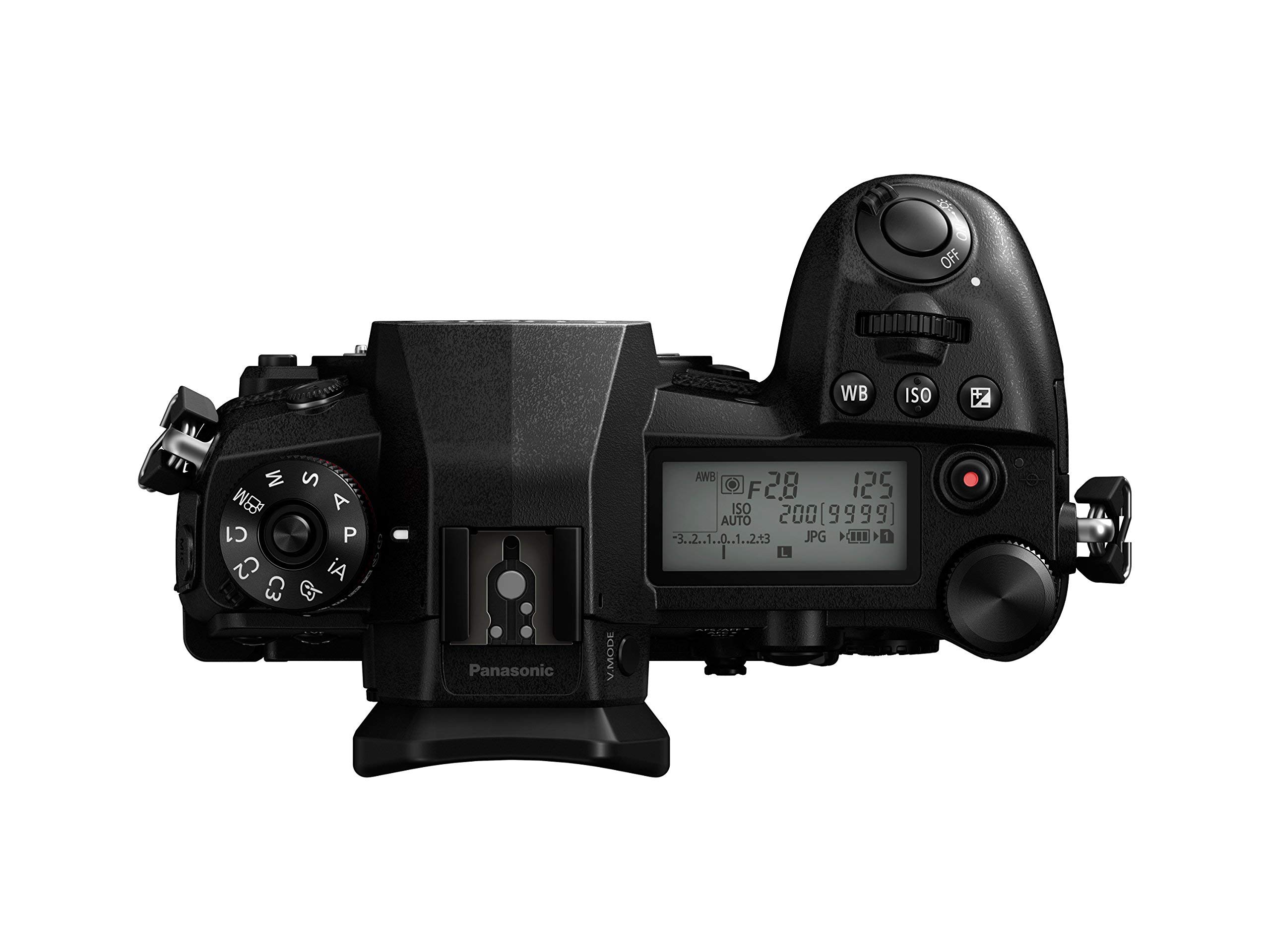 Panasonic DC-G9EG-K Lumix G Systemkamera (20 MP, 4K/6K, Dual I.S., OLED-Sucher, WiFi, Staub und Spritzwasserschutz, schwarz)