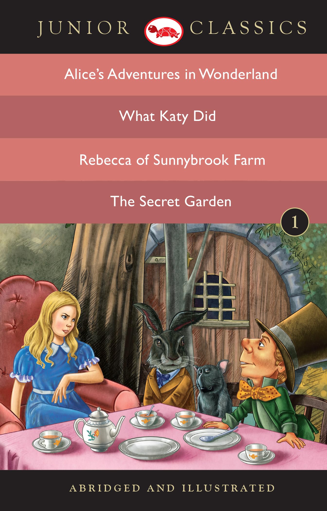 Junior Classic - Book 1 (Alice Adventure in Wonderland, What Katy Did, Rebecca of Sunnybrook Farm, The Secret Garden) - B Paperback – Abridged, 2 February 2016