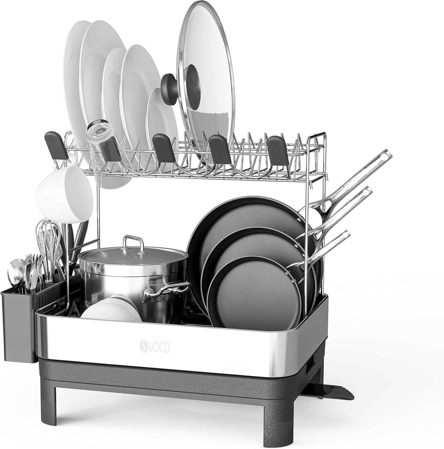 SUOCO 2 Tier Dish Drying Rack with Drainboard, South Africa Ubuy